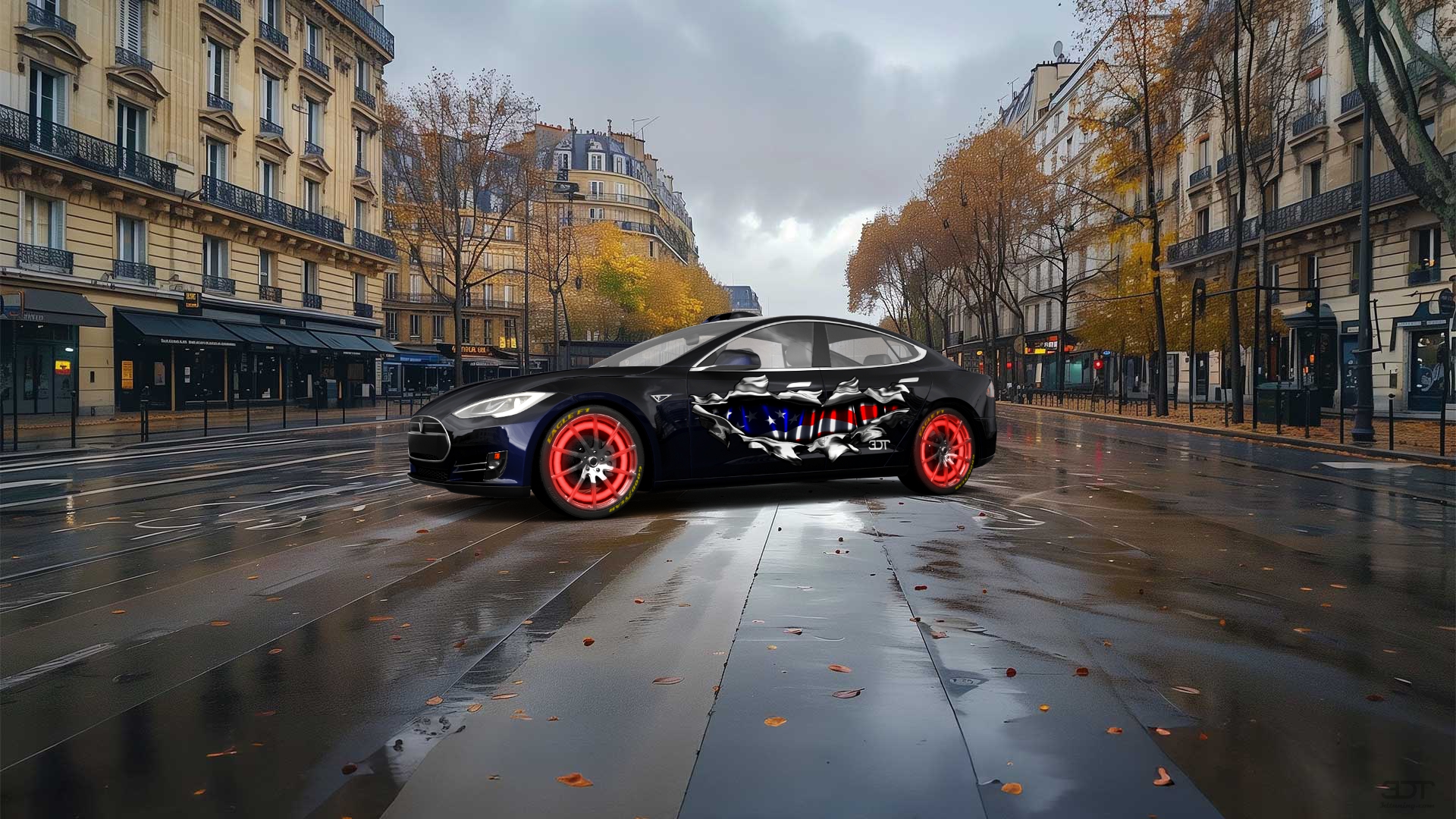 Tesla Model S 5 Door Liftback 2013 tuning