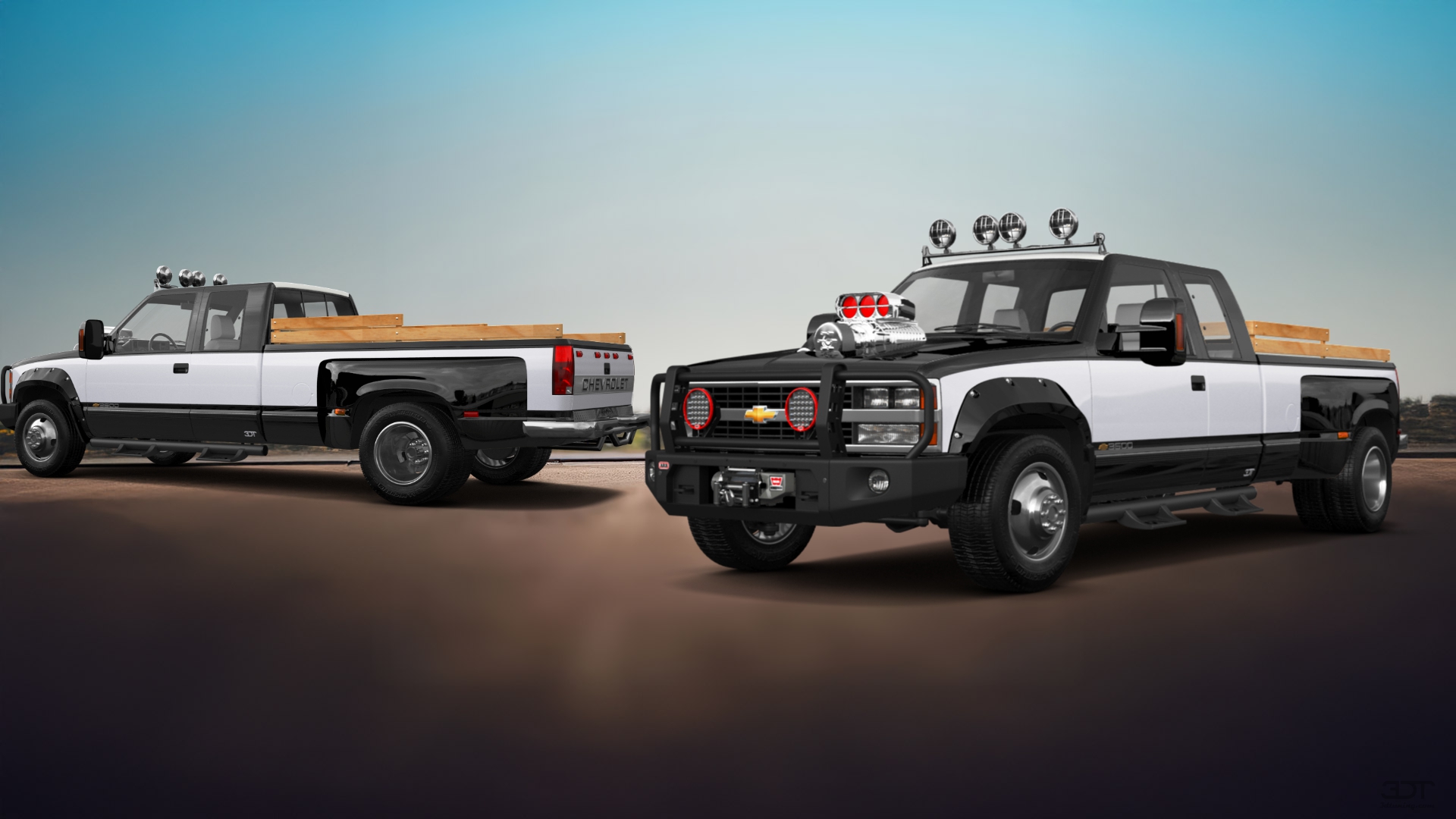Chevrolet K3500 Extended Cab Pickup Truck 1988 tuning