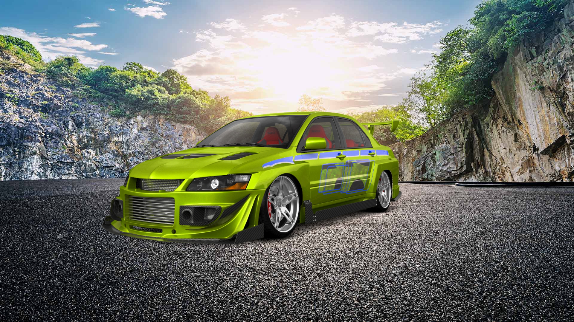Mitsubishi Lancer Evo IX 4 Door Saloon 2005 tuning