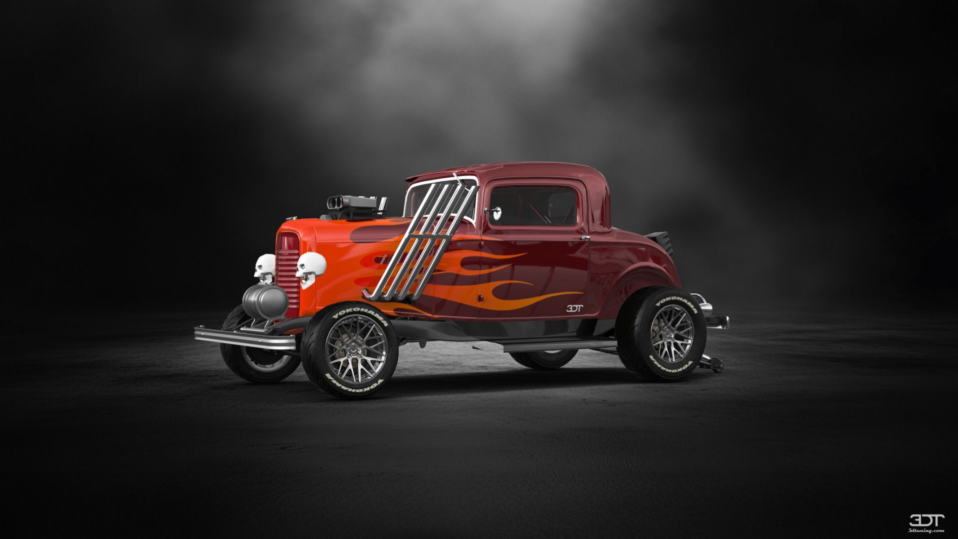 Tuning Ford Model B Deluxe 2 Door Coupe 1932