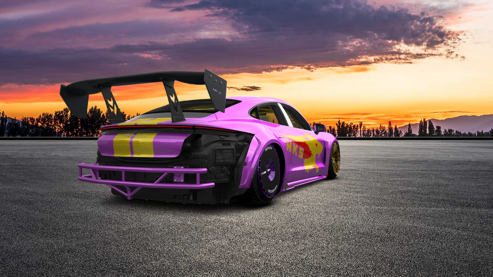 Porsche Taycan 4 Door Saloon 2019 tuning