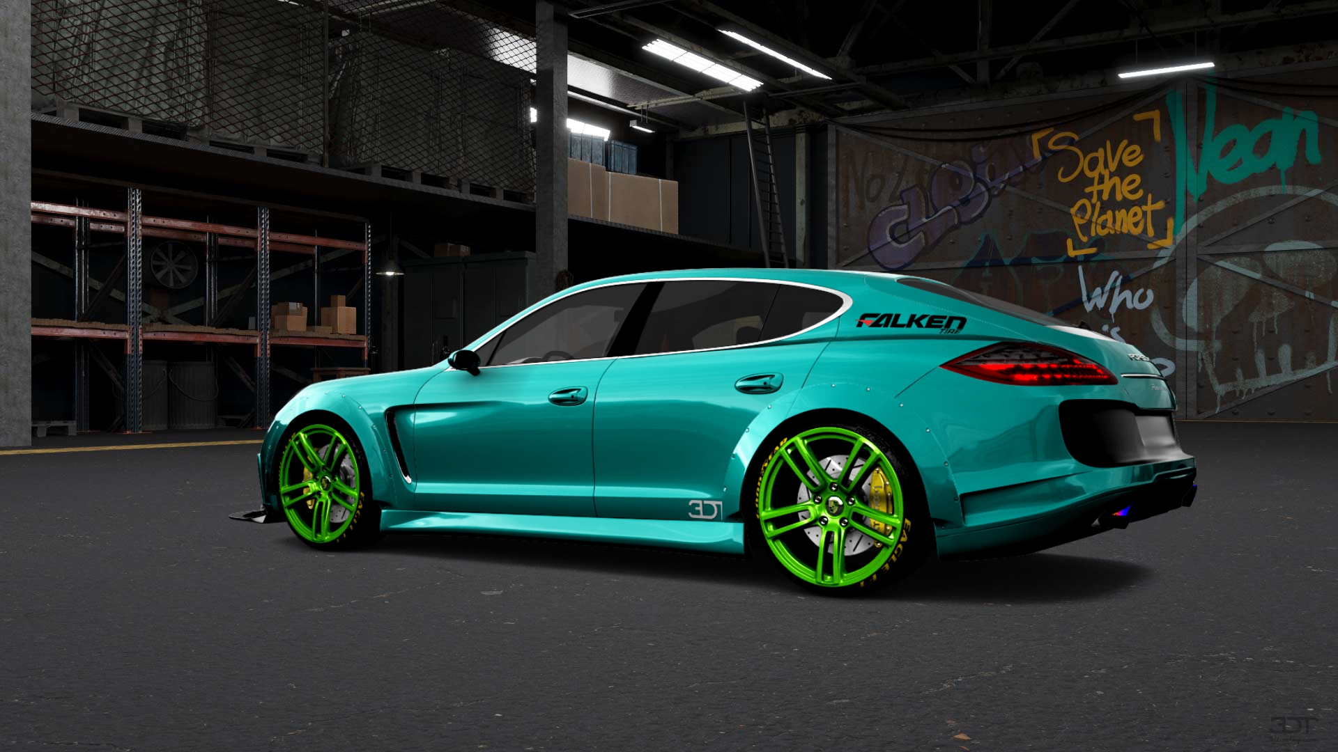Porsche Panamera 4 door fastback saloon 2011