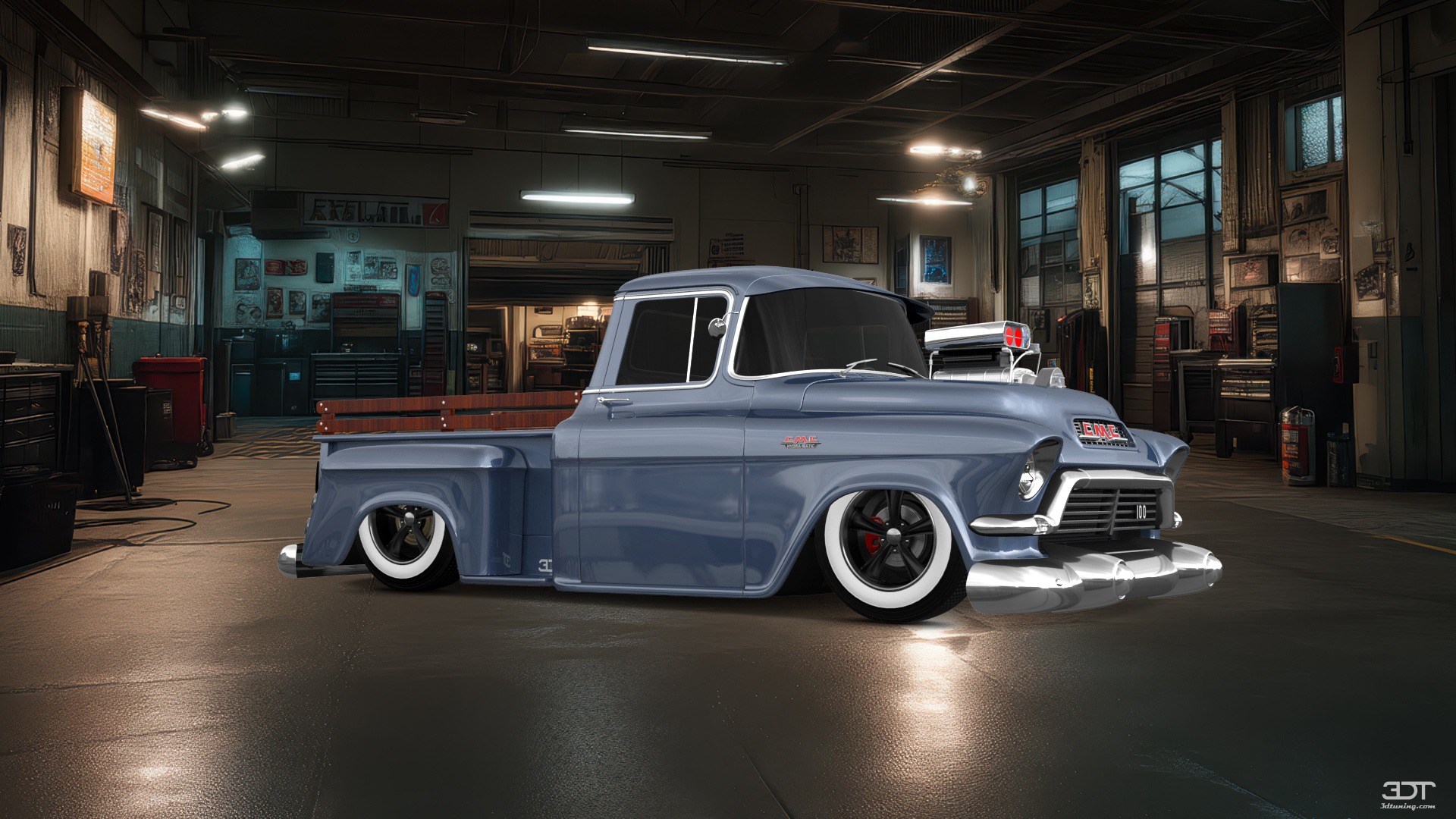 GMC 100 Stepside 2 Door pickup truck 1957 tuning