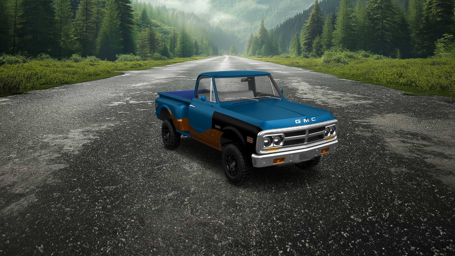 GMC K1500 2 Door pickup truck 1971 tuning