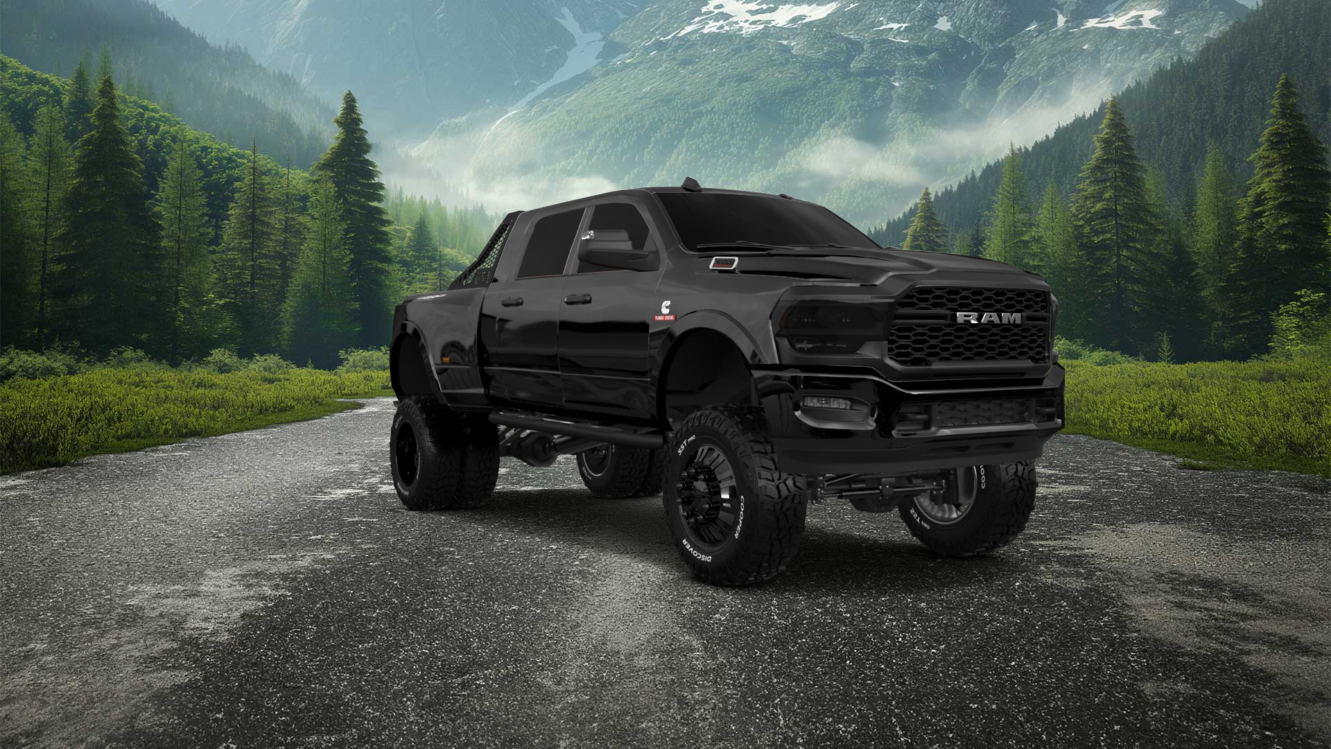 Dodge Ram 3500 4 Door pickup truck 2020 tuning