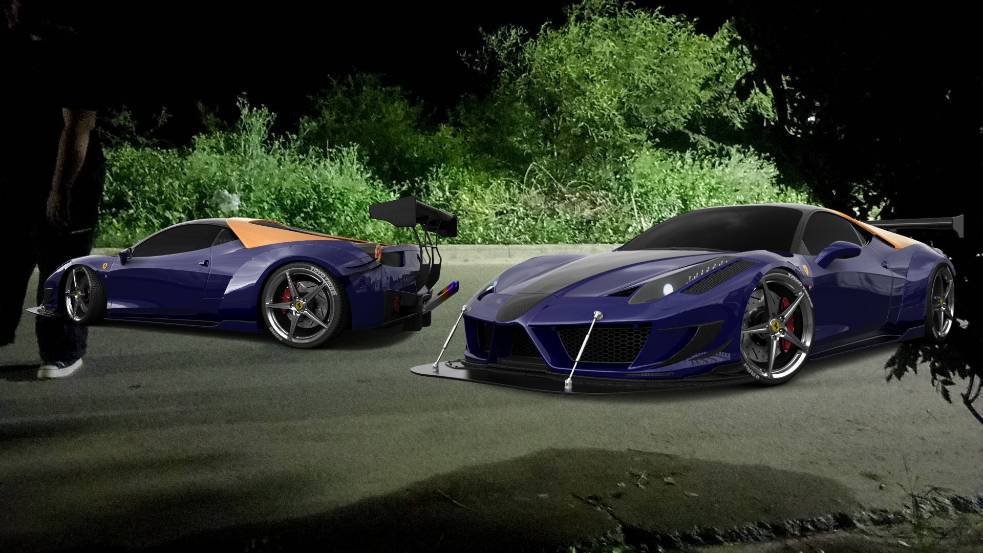 Ferrari 458 Italia 2 door spider 2010 tuning