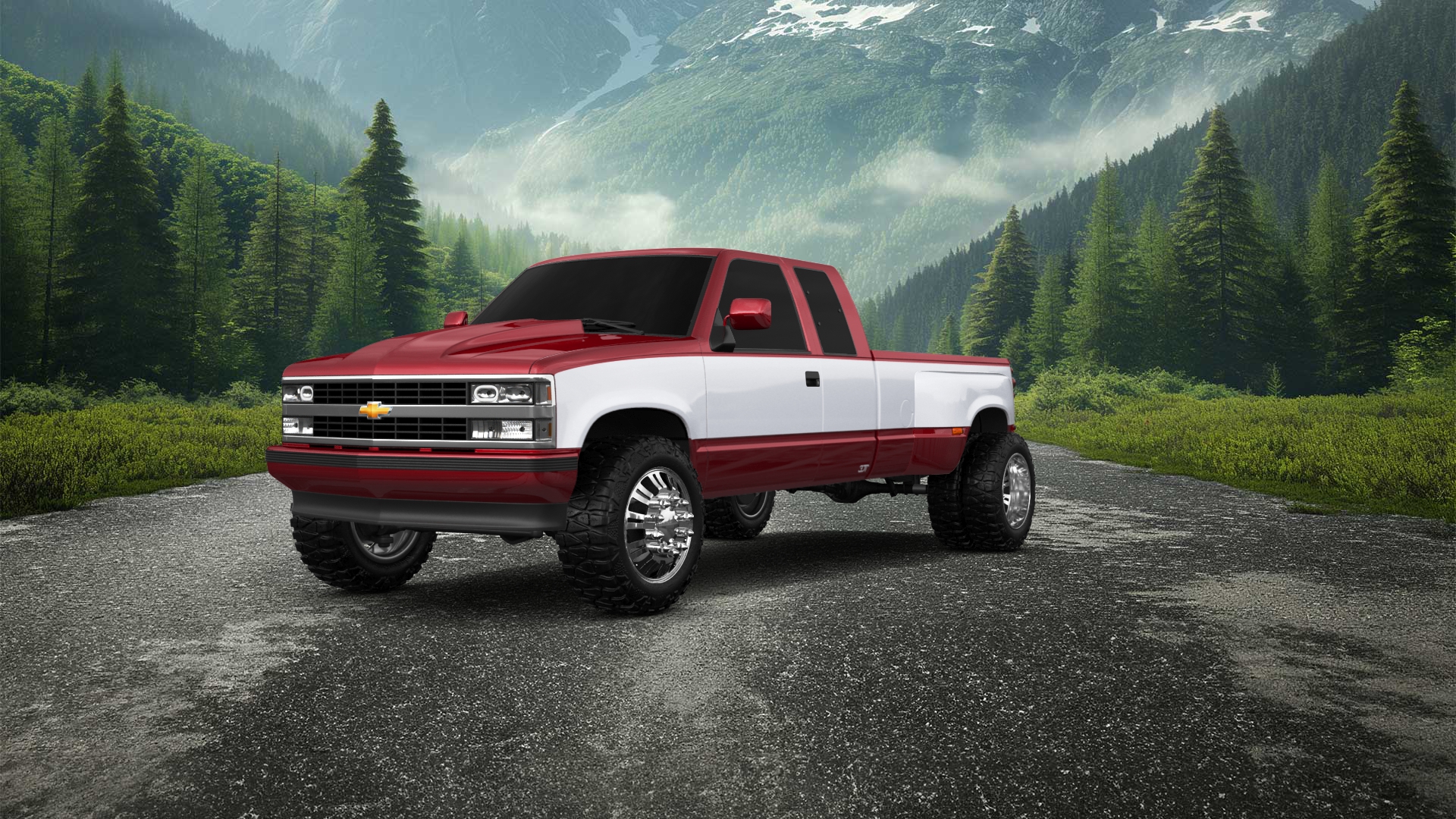 Chevrolet K3500 Extended Cab Pickup Truck 1988