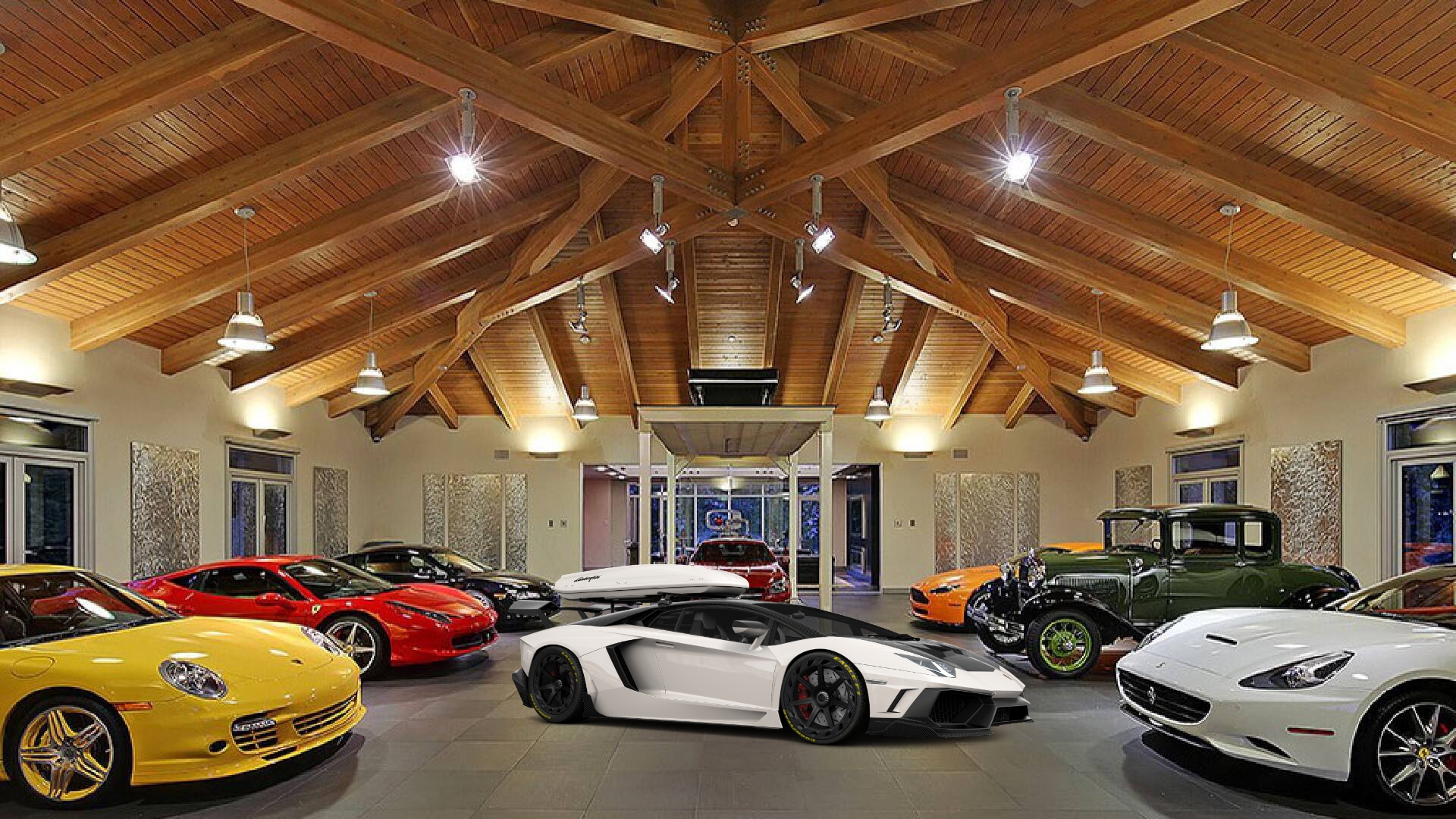 Lamborghini Aventador 2 Door Coupe 2012 tuning