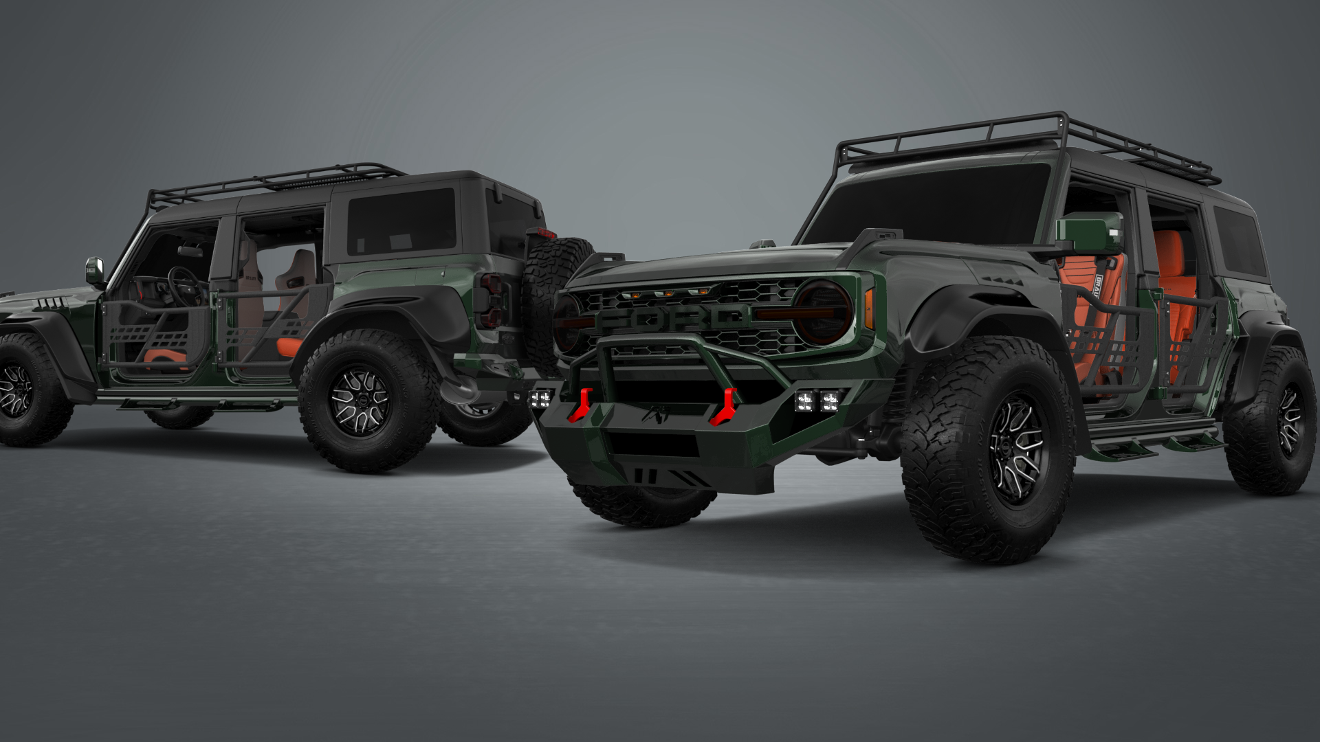 Ford Bronco Raptor 4 Door pickup truck 2022 tuning
