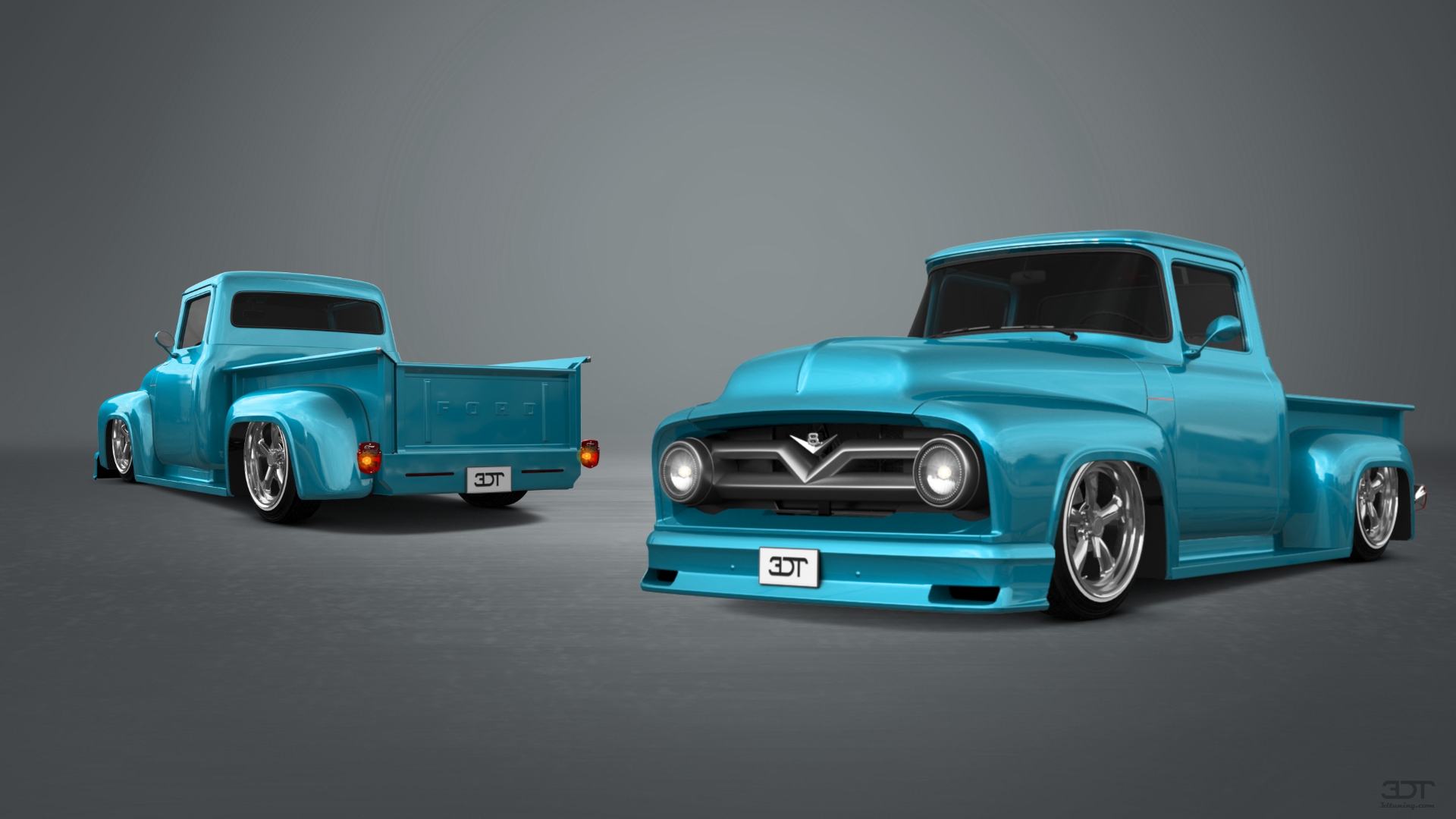 Ford F-100 2 Door truck 1956 tuning
