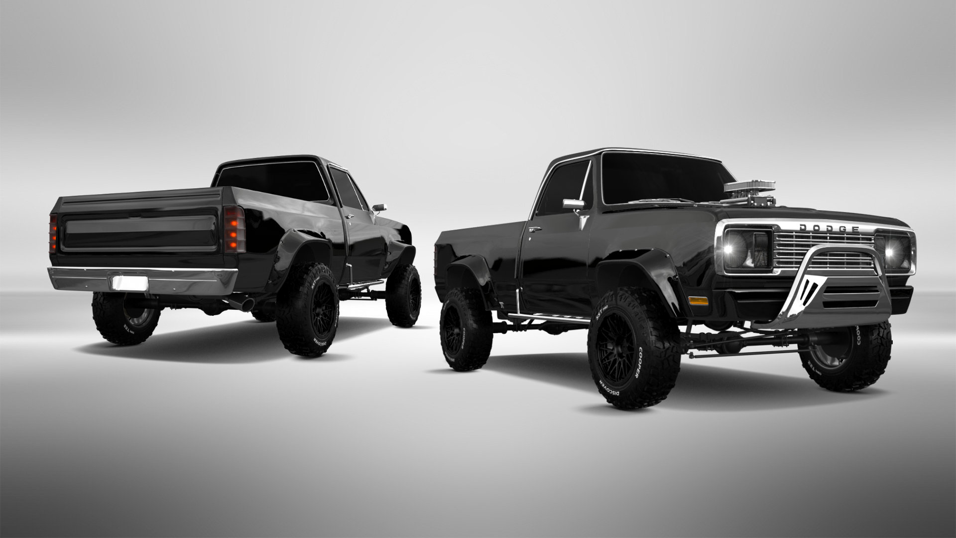 Dodge Power Wagon W200 2 Door pickup truck 1977