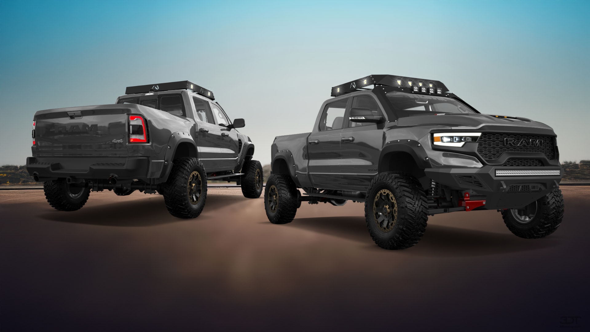 Dodge Ram 1500 TRX 4 Door pickup truck 2021 tuning