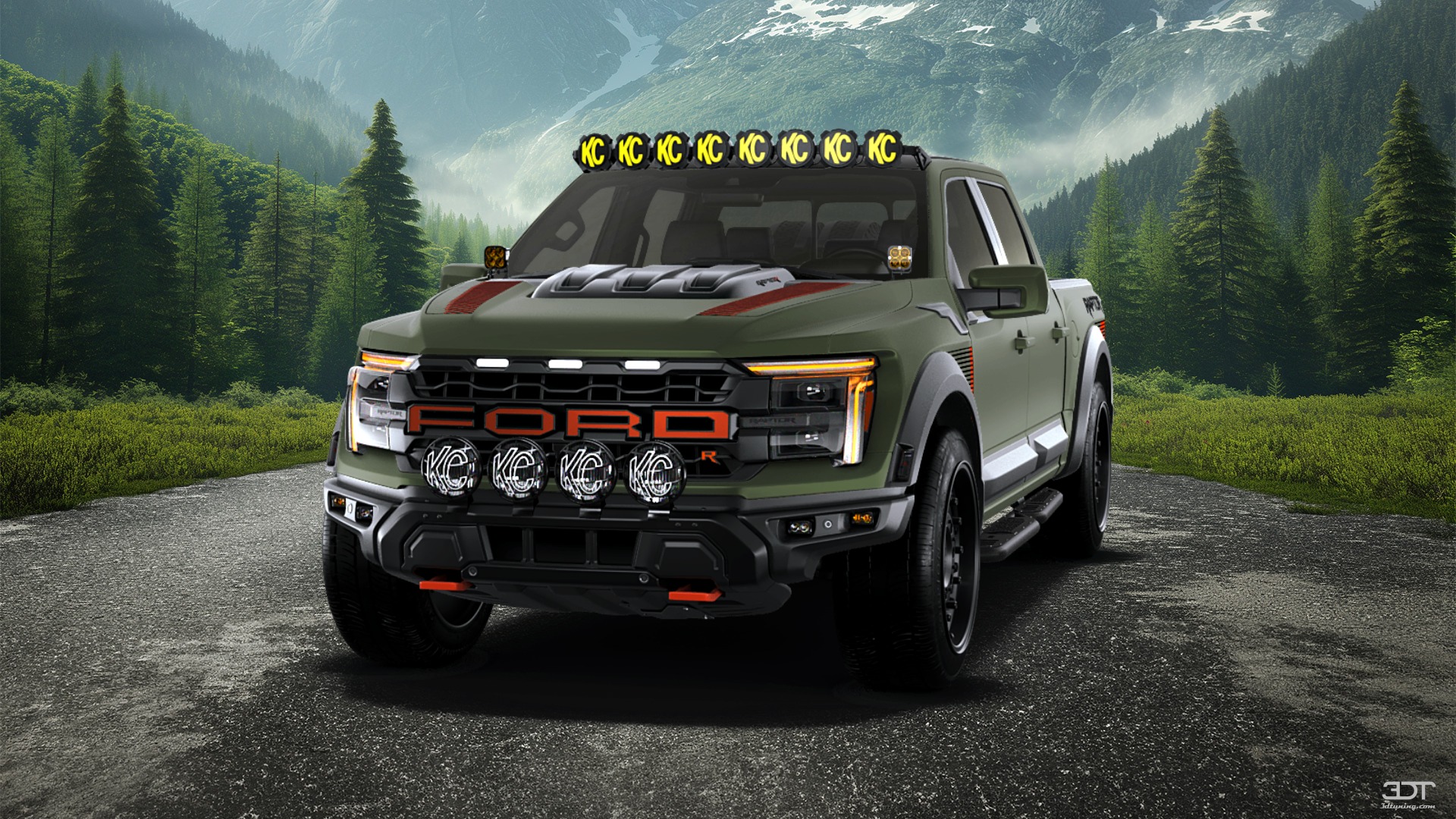 Ford F-150 Raptor 4 Door pickup truck 2024 tuning