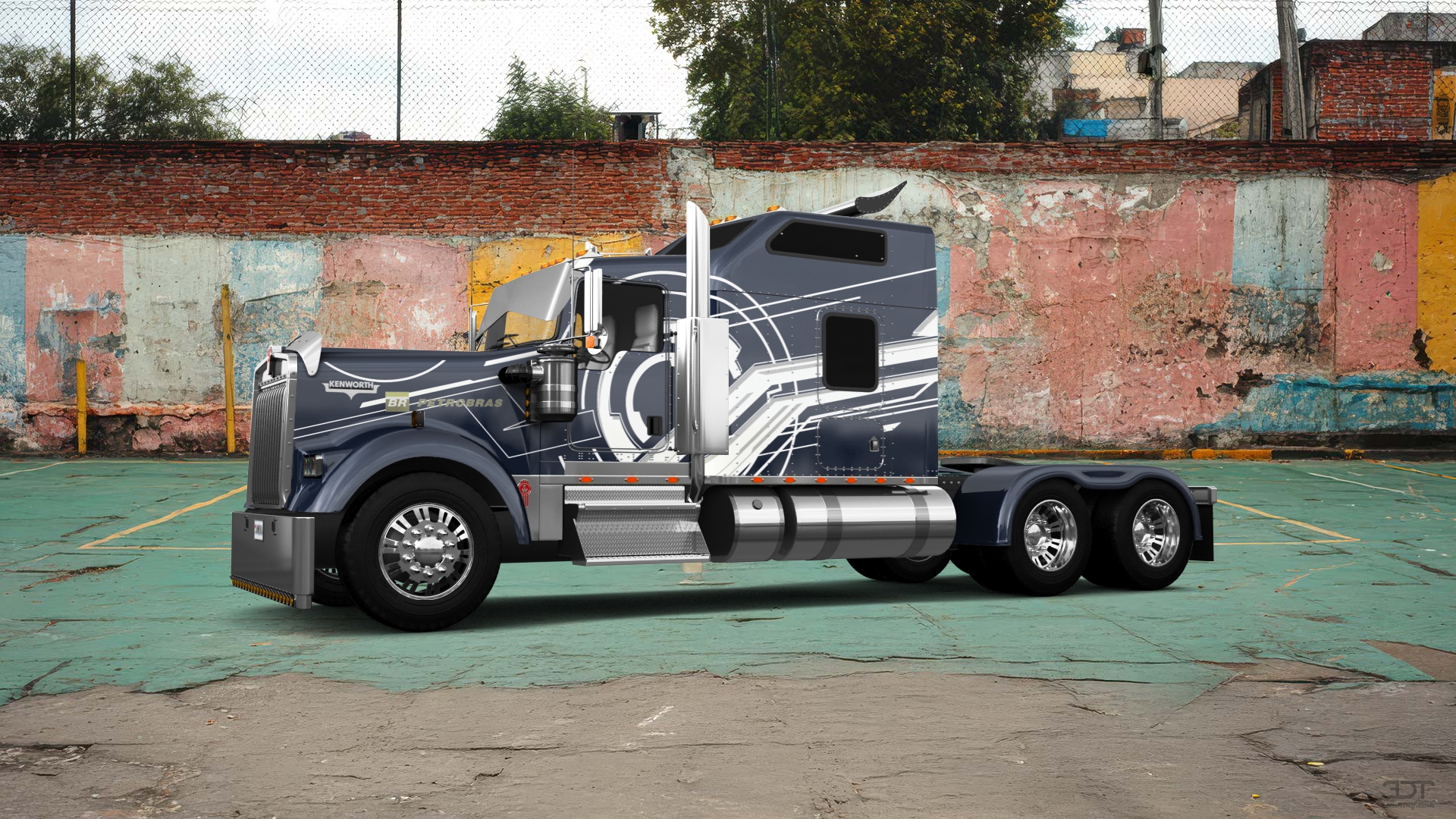 Kenworth W900 Sleeper Cab Truck 2015 tuning