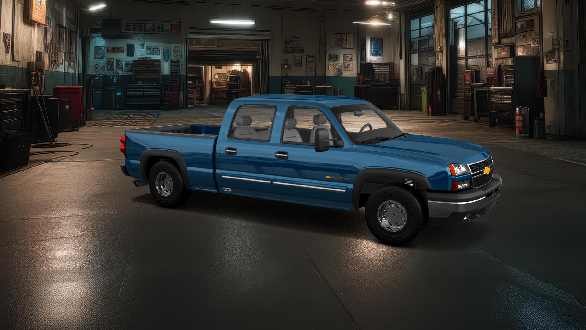 Chevrolet Silverado 2500 HD Long Box 4 Door pickup truck 2002 tuning