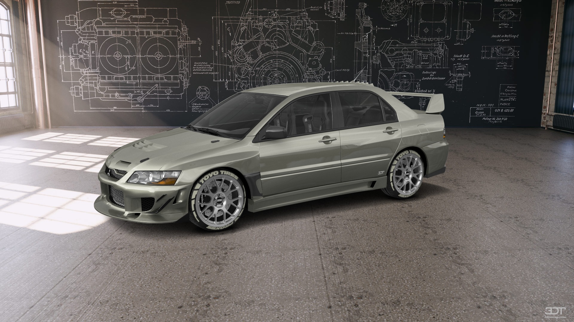 Mitsubishi Lancer Evo IX 4 Door Saloon 2005 tuning
