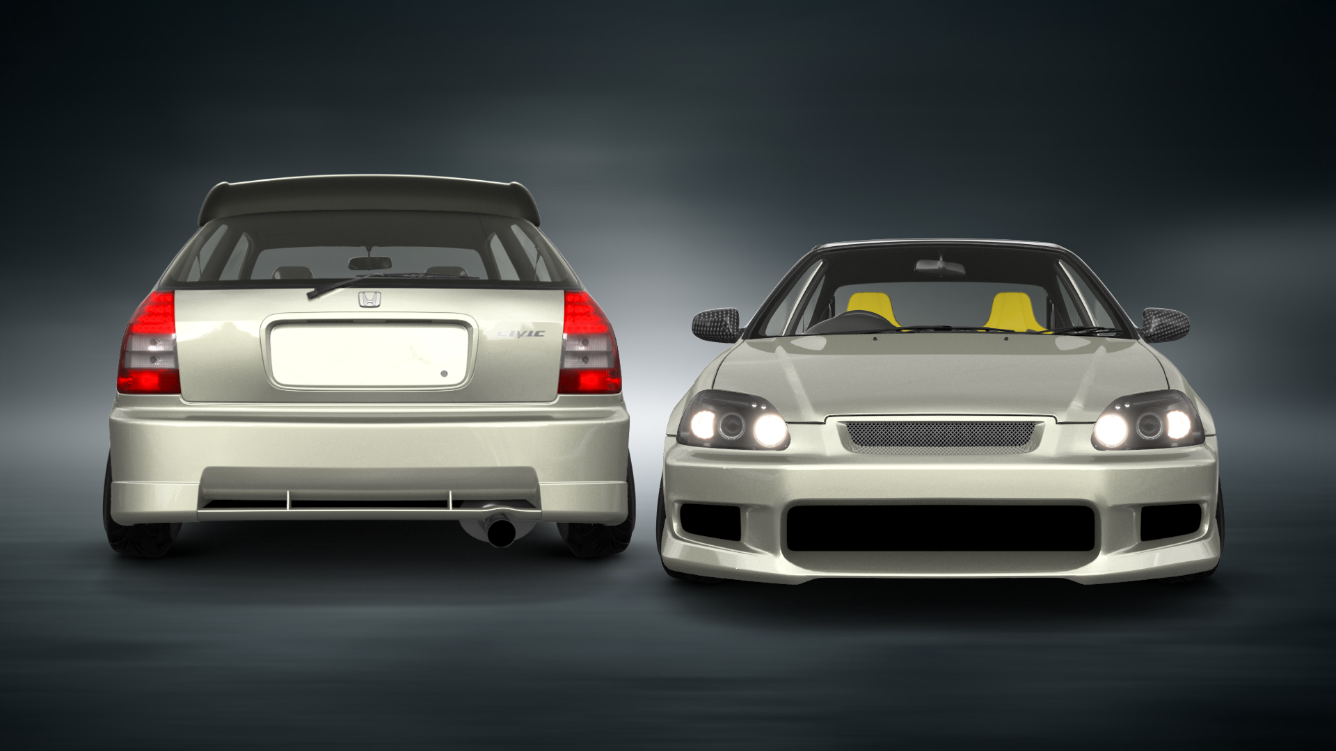 Tuning Honda Civic 3 Door Hatchback 1997