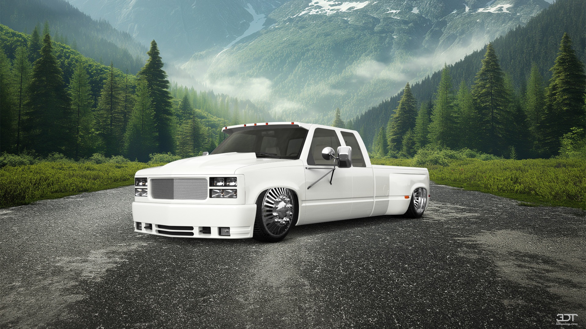 Chevrolet K3500 Extended Cab Pickup Truck 1988