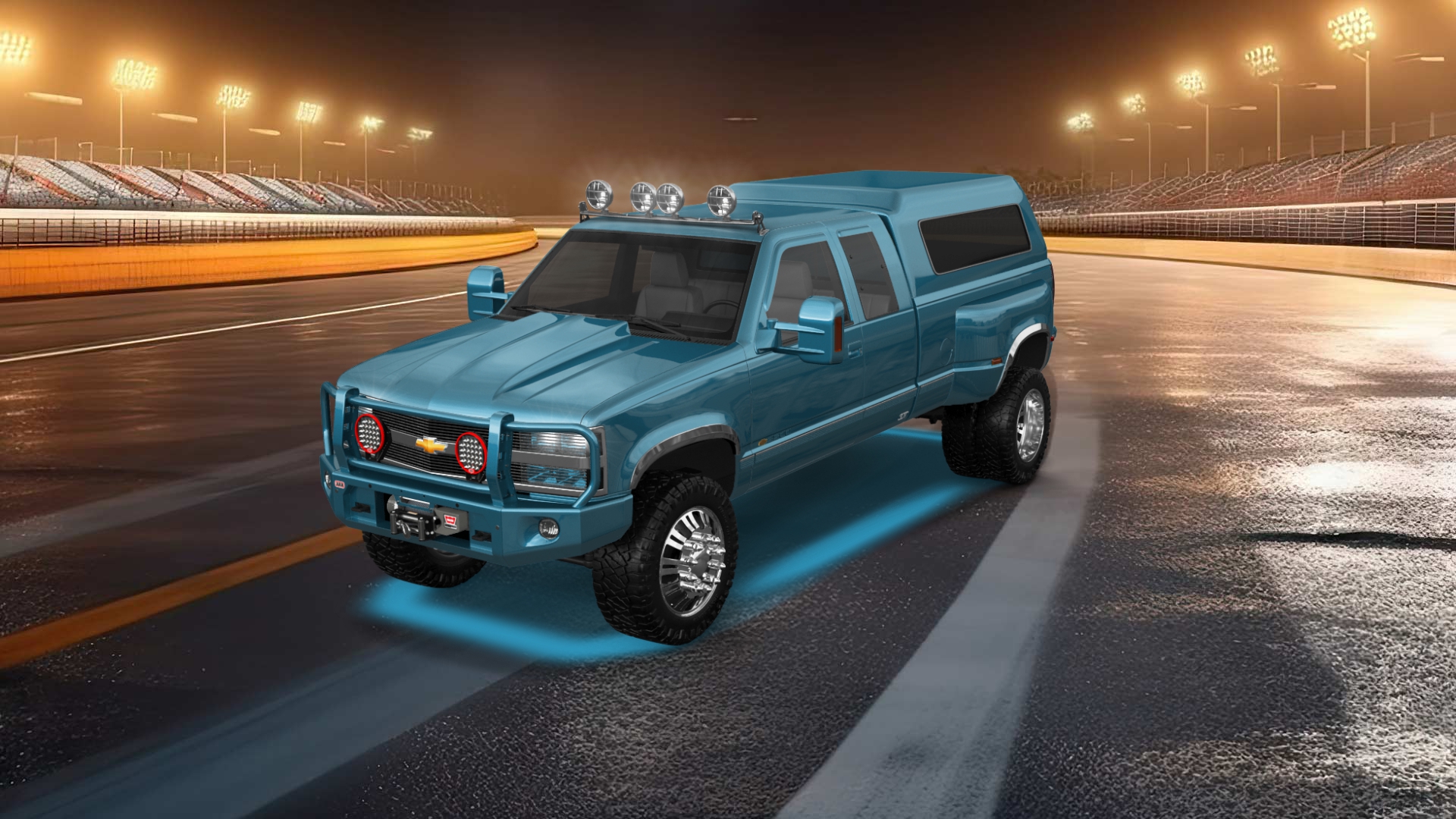 Chevrolet K3500 Extended Cab Pickup Truck 1988