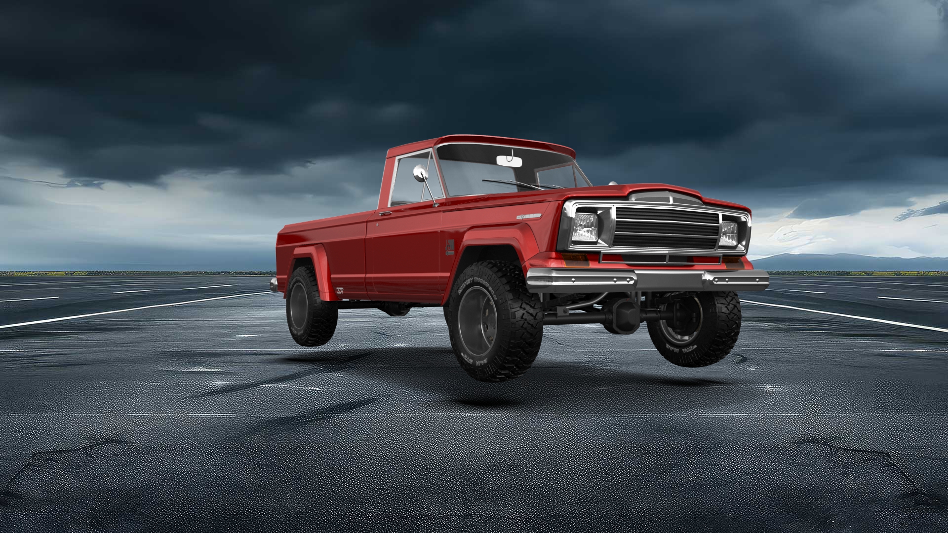 Jeep Gladiator SJ 2 Door pickup truck 1988 tuning