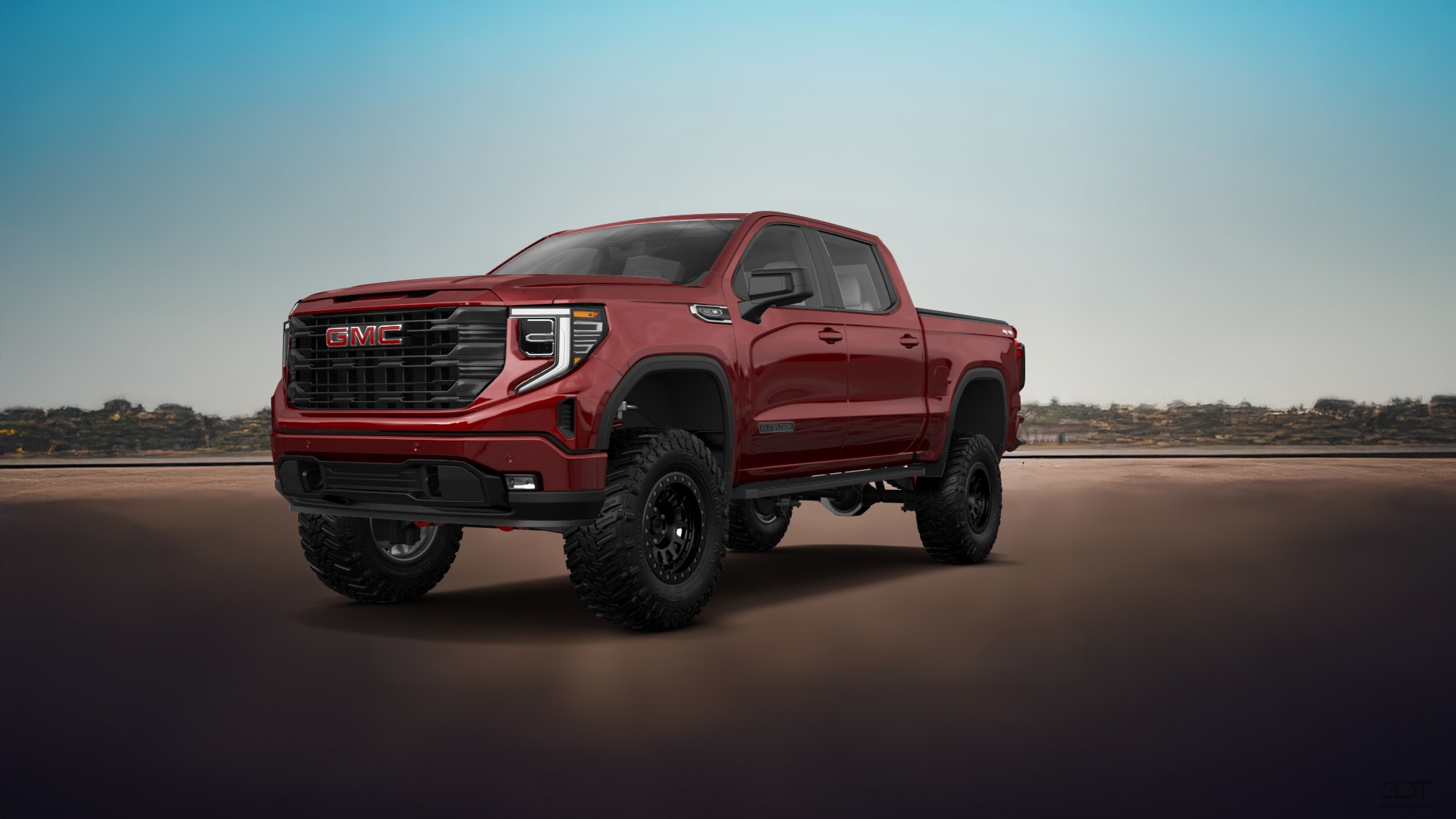 GMC Sierra 1500 Crew Cab 5.8 ft box 4 Door pickup truck 2023 tuning