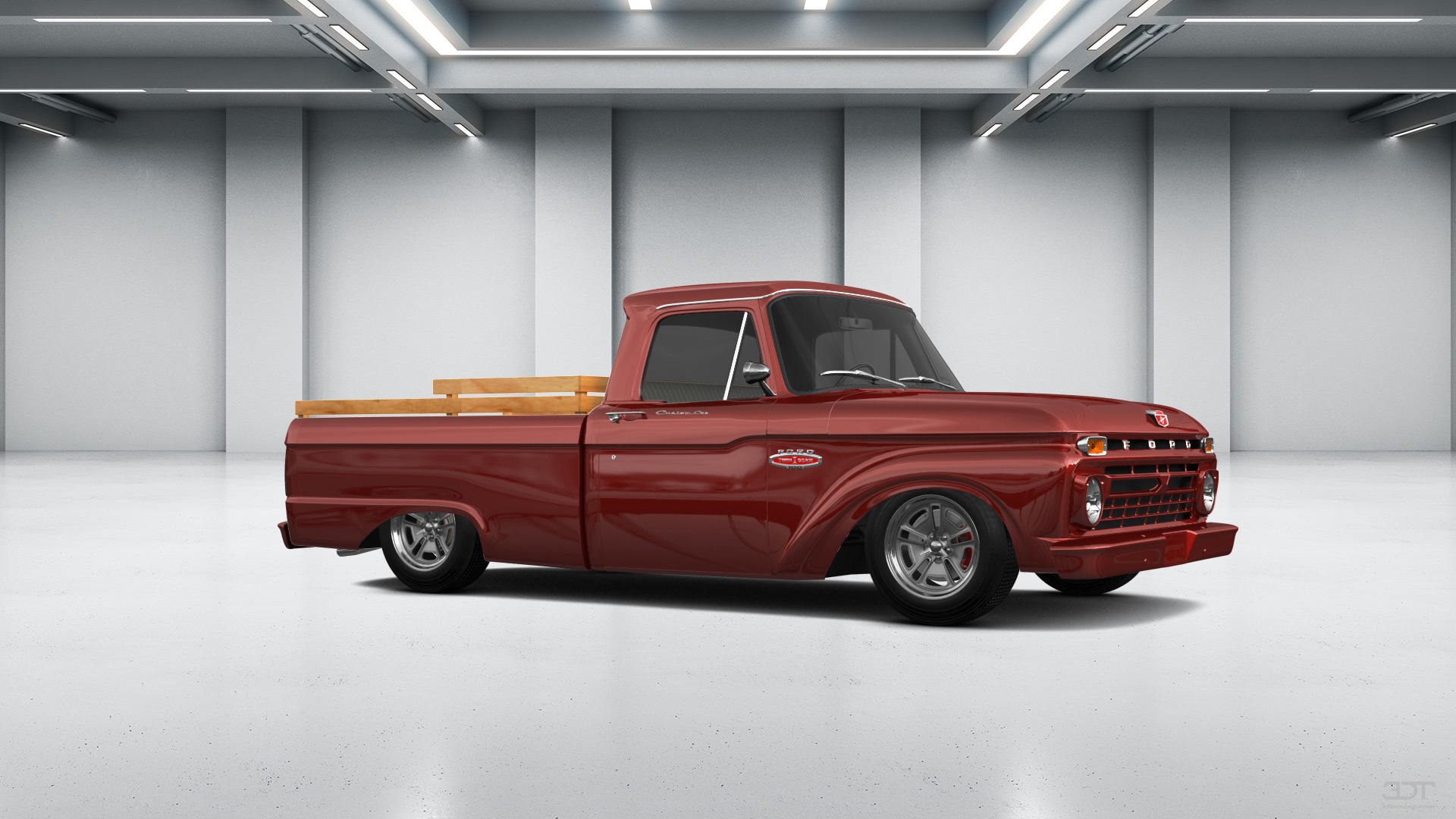 Ford F-100 Custom Cab 2 Door pickup truck 1966