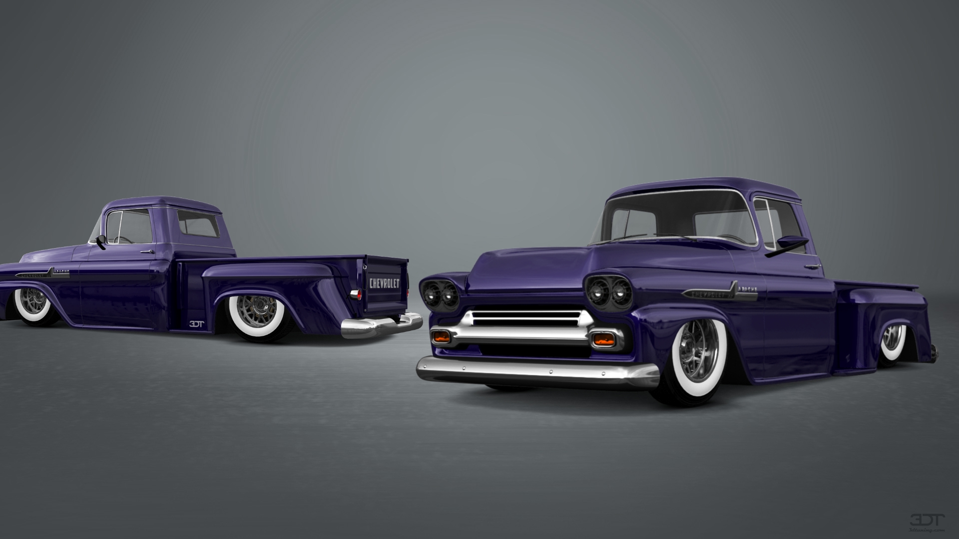 Chevrolet Apache Stepside 2 Door pickup truck 1959 tuning