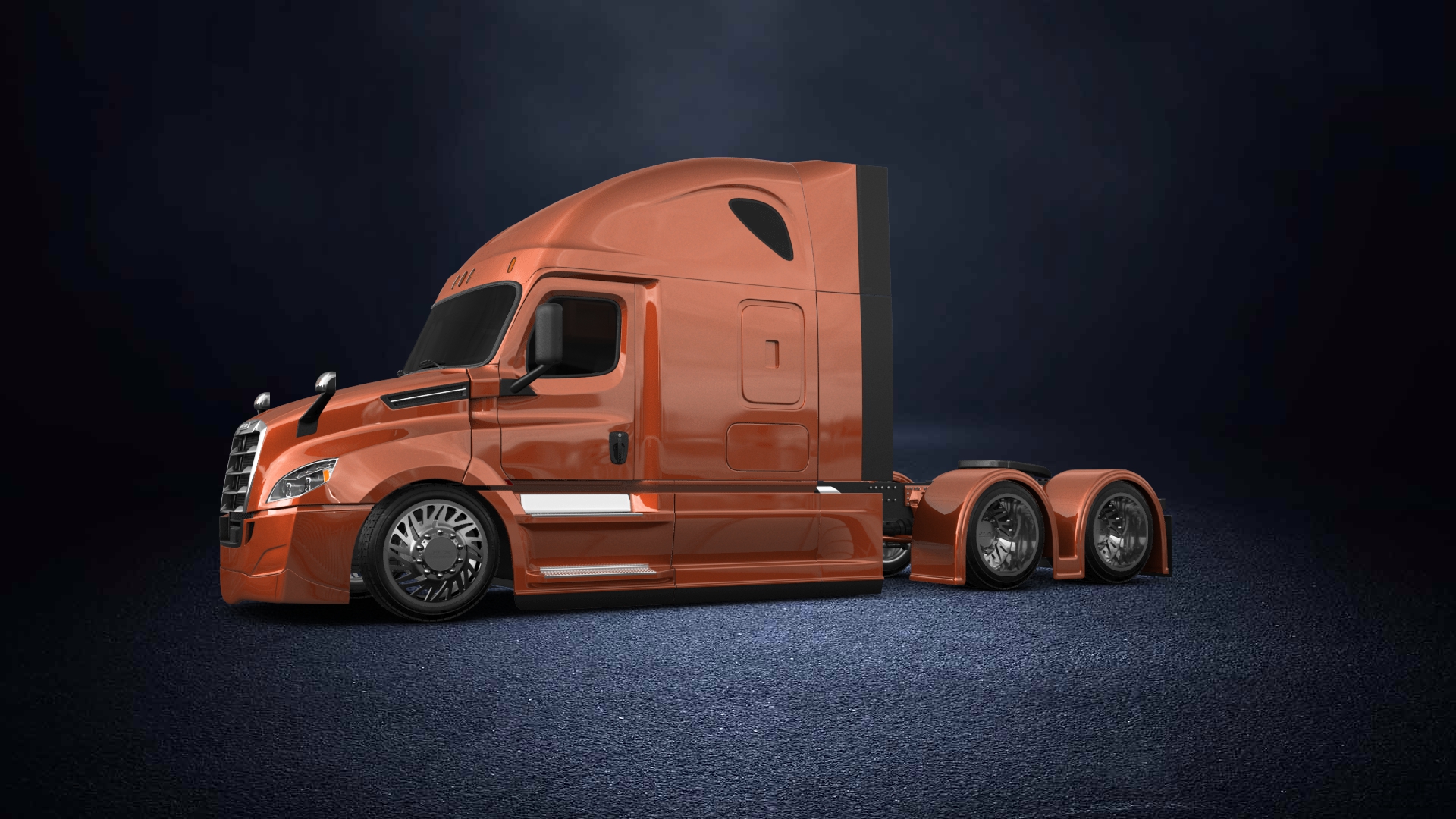 Freightliner Cascadia Sleeper Cab Truck 2018 tuning