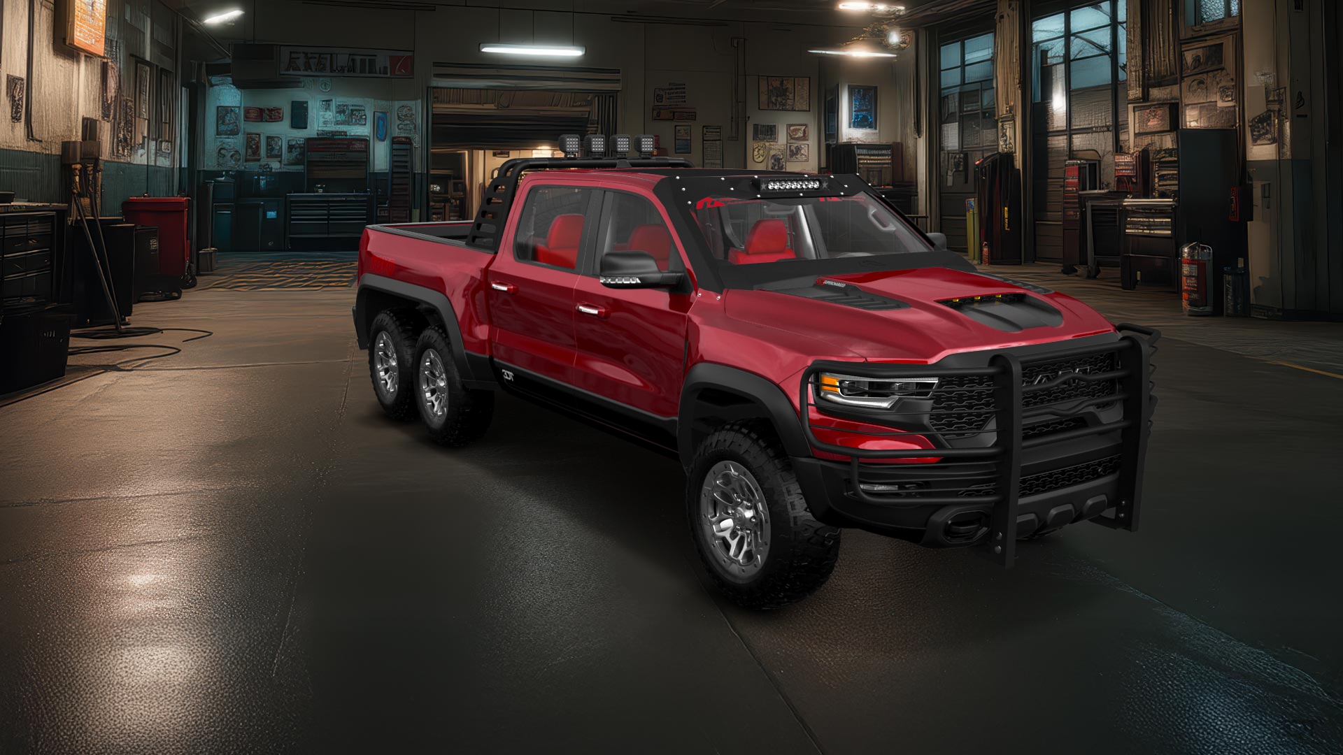 Dodge Ram Hennessey Mammoth 6X6 Truck 2021 tuning