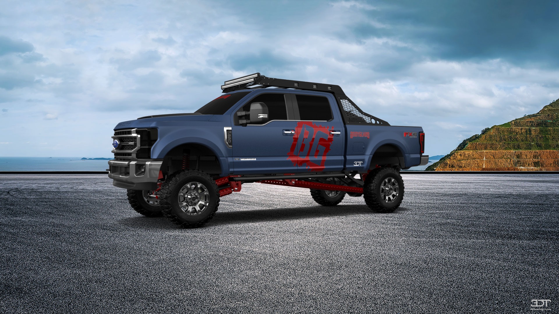 Ford F-250 4 Door pickup truck 2021 tuning