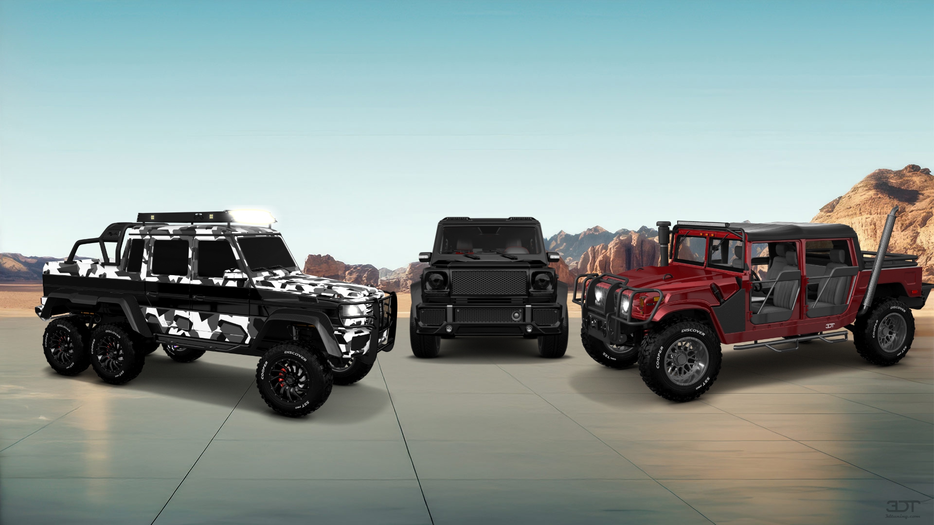 Mercedes G 63 AMG 6x6 4 Door pickup truck 2013 tuning