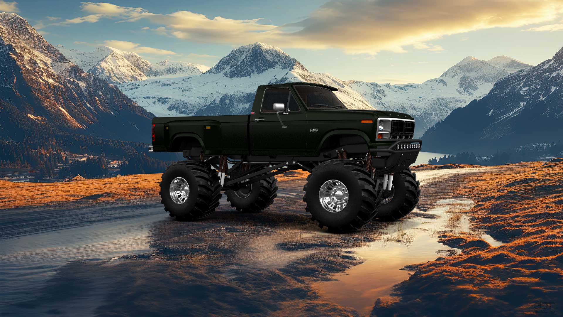 Ford F-350 Dually Regular Cab 2 Door pickup truck 1980 tuning
