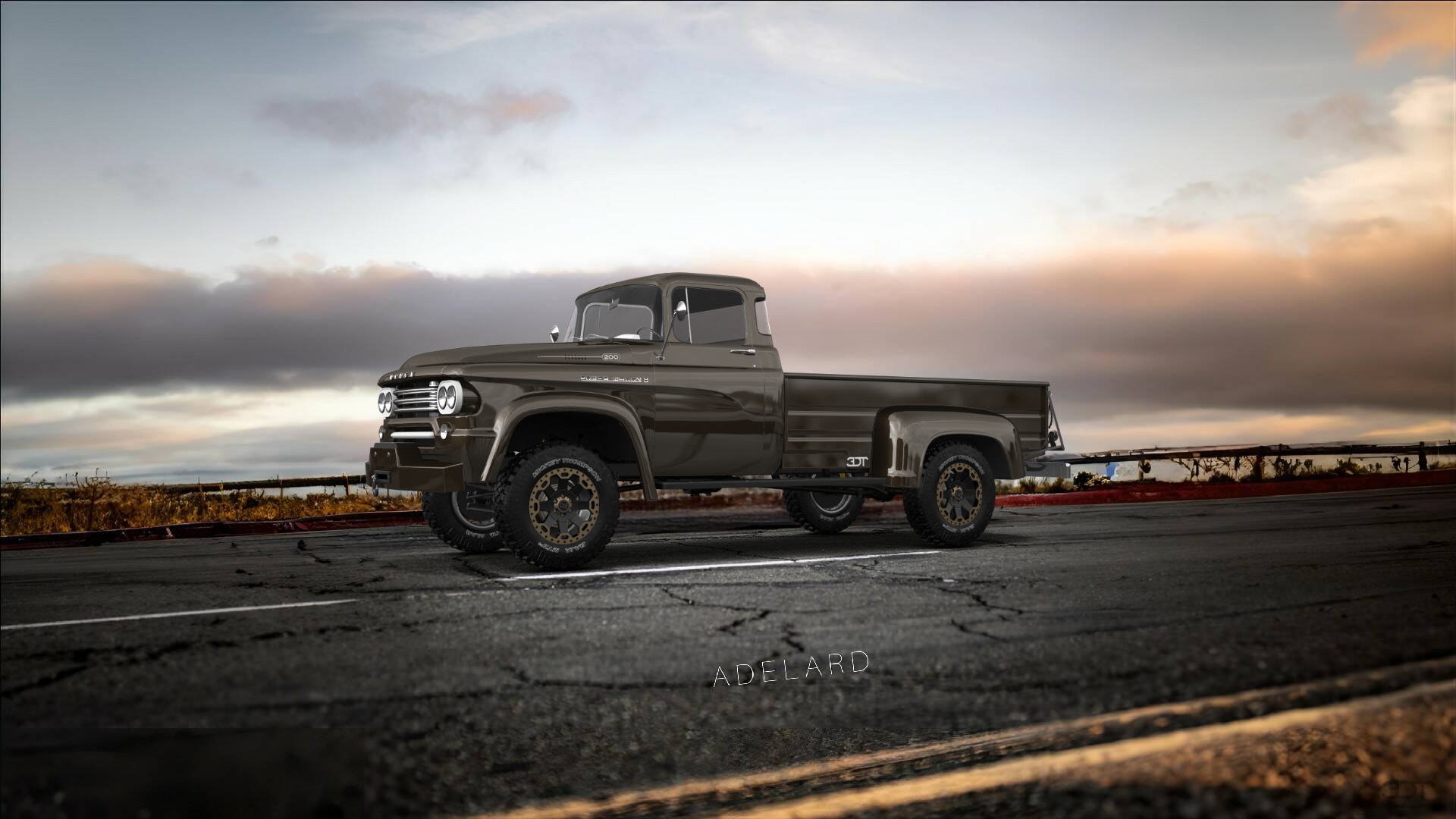 Dodge Power Wagon W300 2 Door pickup truck 1958 Images