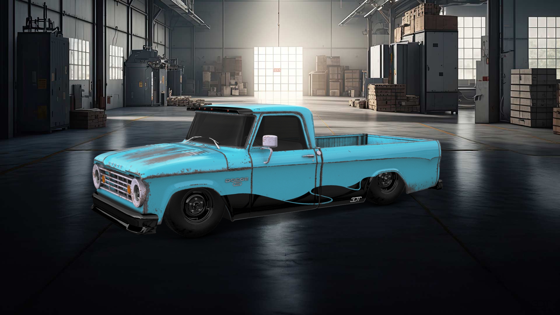 Dodge Power Wagon W200 2 Door pickup truck 1966