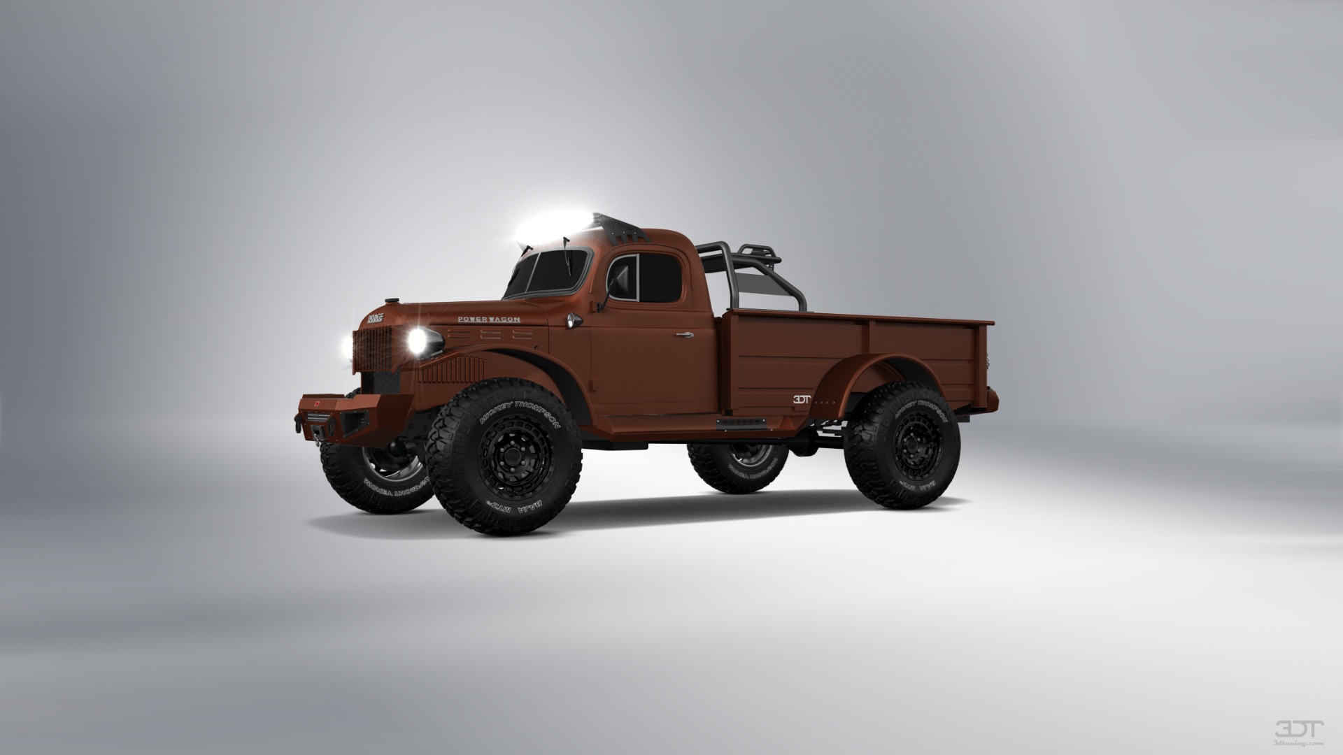 Tuning Dodge Power Wagon 2 Door pickup truck 1947