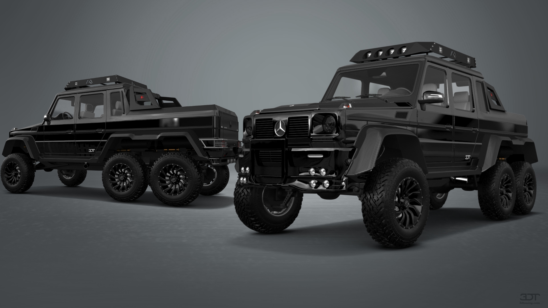 Mercedes G 63 AMG 6x6 4 Door pickup truck 2013 tuning