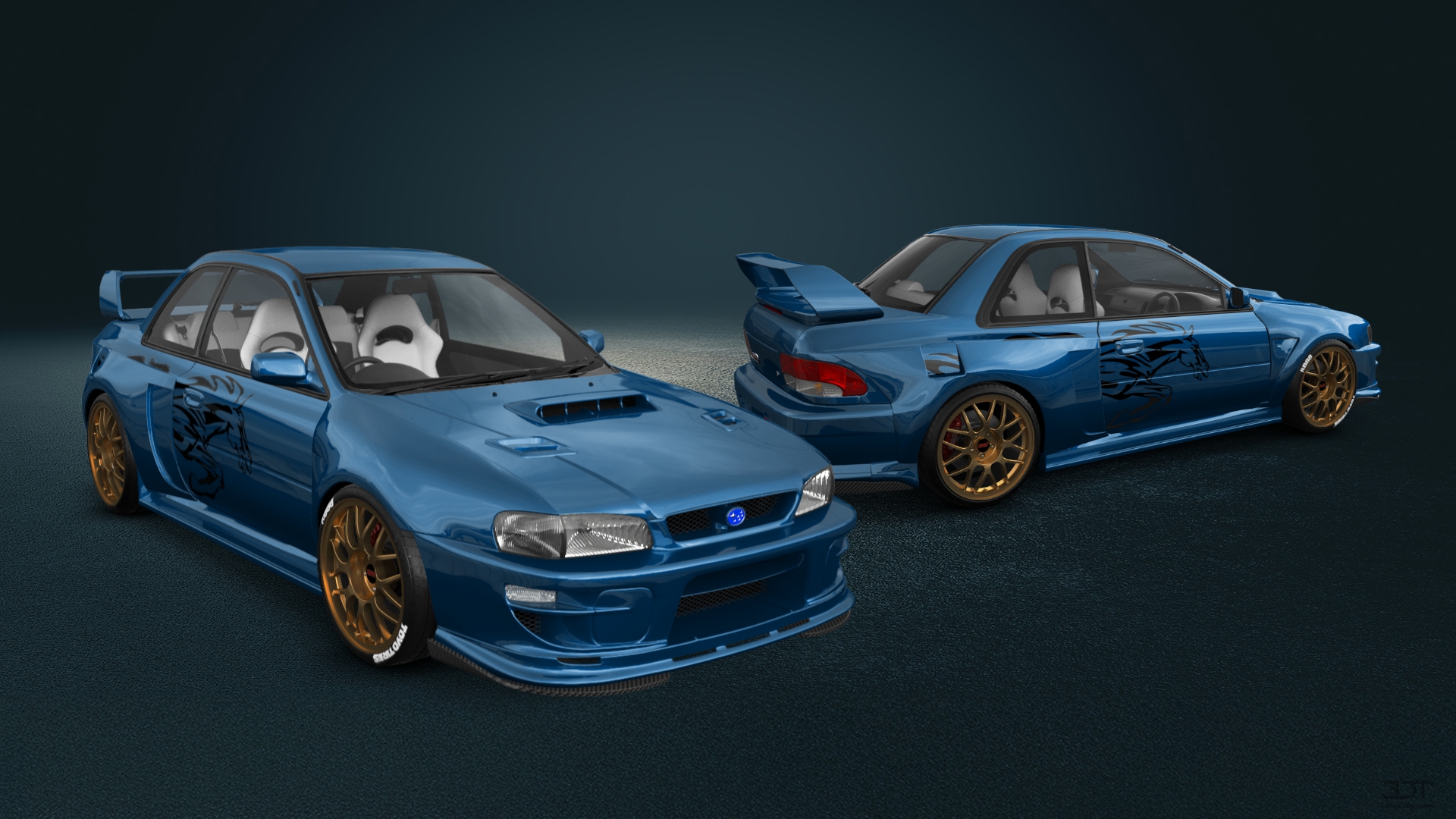 Subaru Impreza WRX STI 22B 2 Door Coupe 2000 tuning
