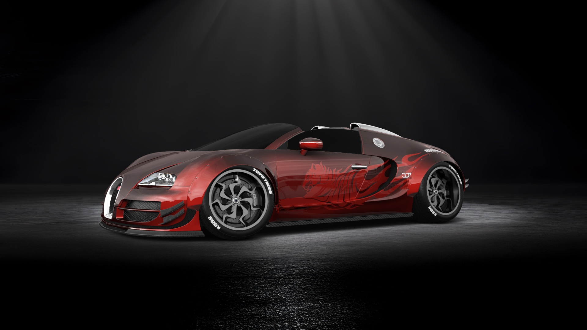 Bugatti Veyron 16.4 Grand Sport Vitesse 2 door targa top 2012 tuning