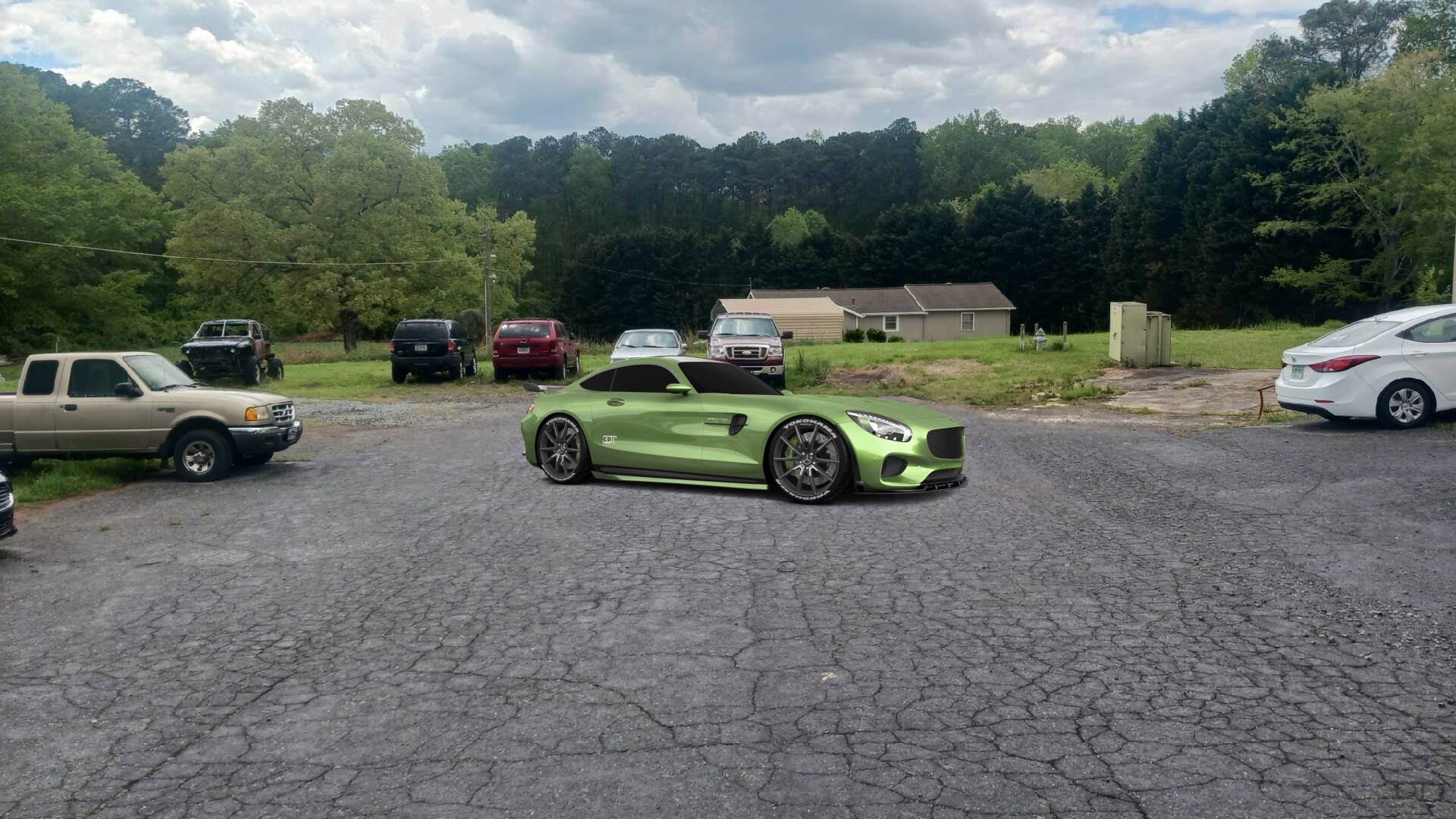 Mercedes AMG GT 2 door fastback coupe 2015 tuning