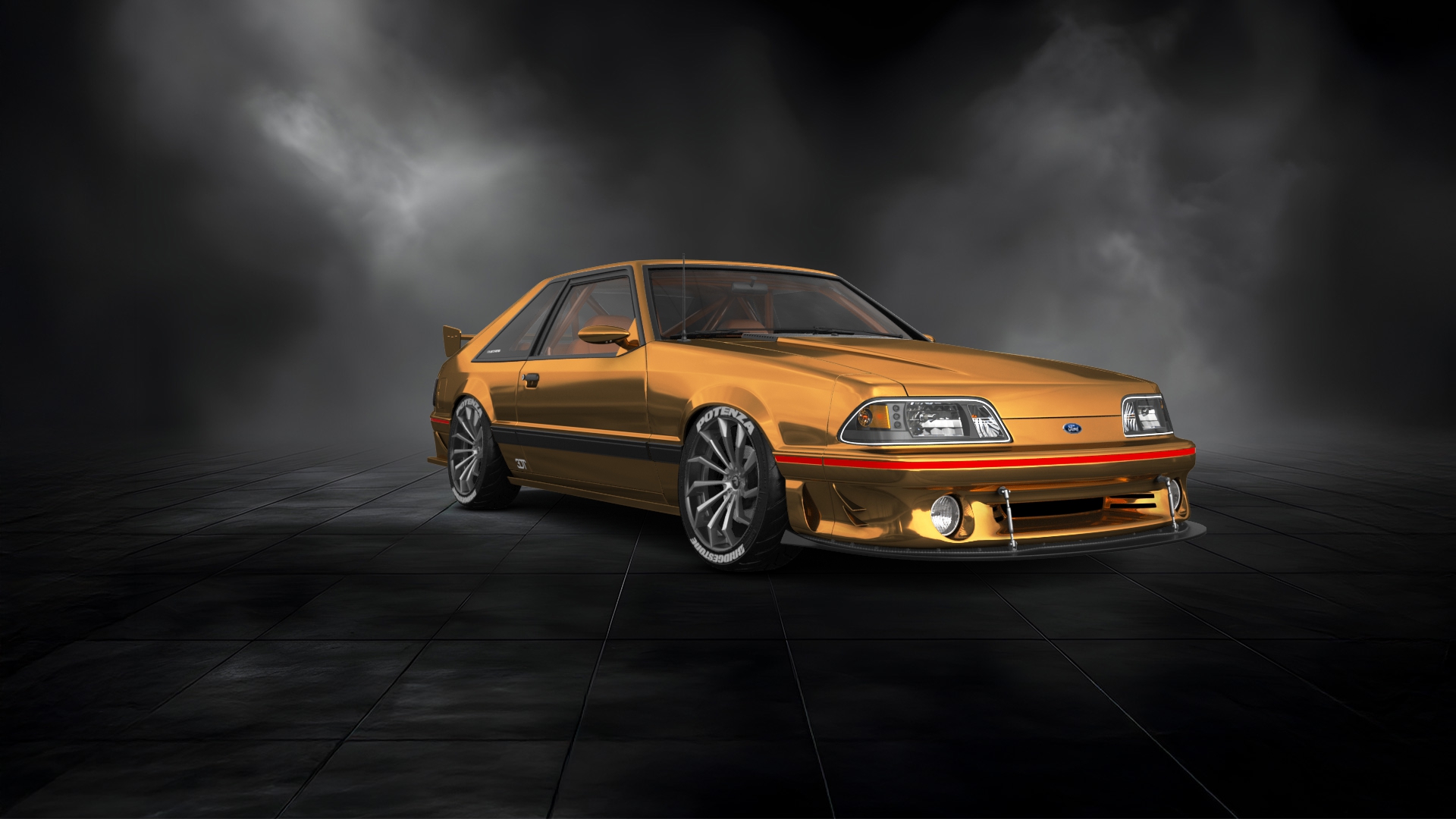 Ford Mustang 3 Door Hatchback 1988 tuning