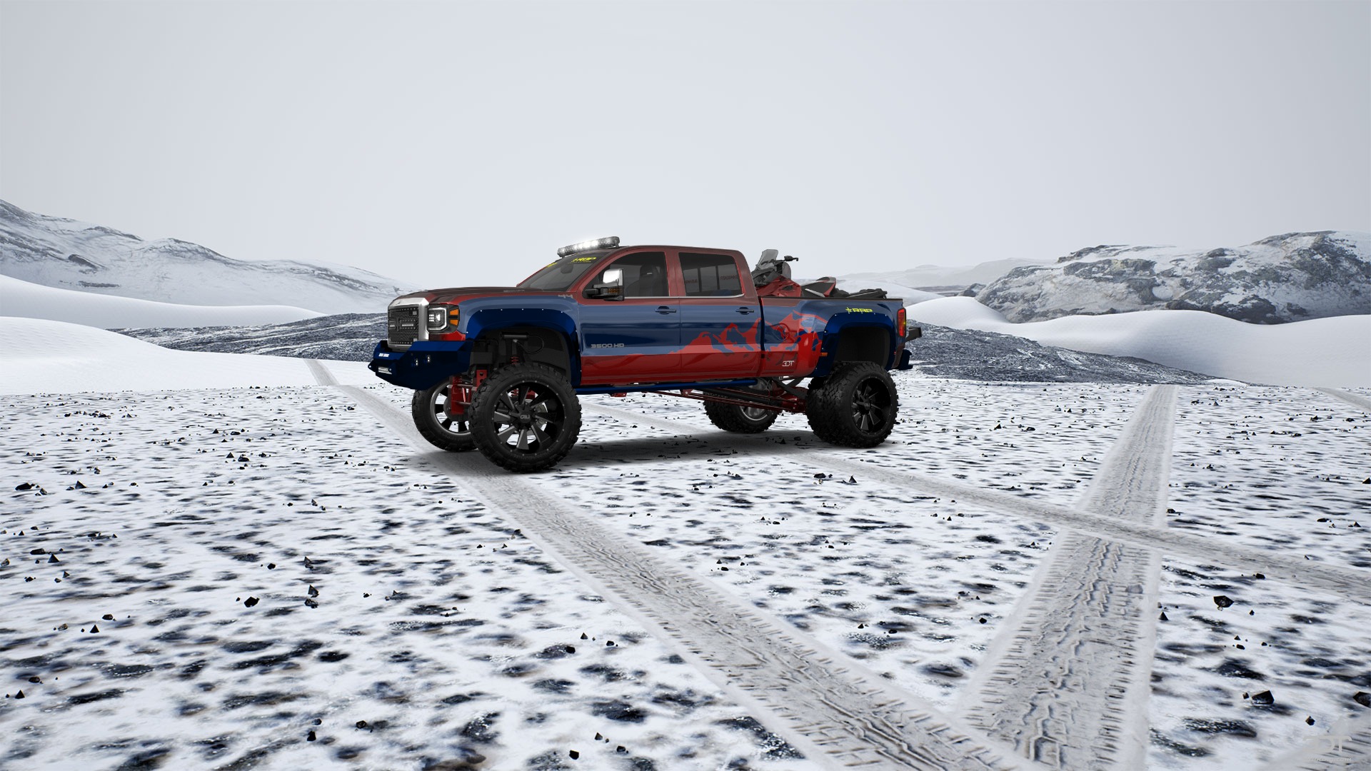 GMC Sierra 3500 HD Crew Cab 4 Door pickup truck 2015 tuning