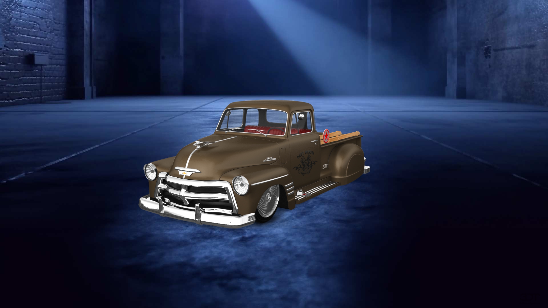 Chevrolet 3100 2 Door pickup truck 1954 tuning