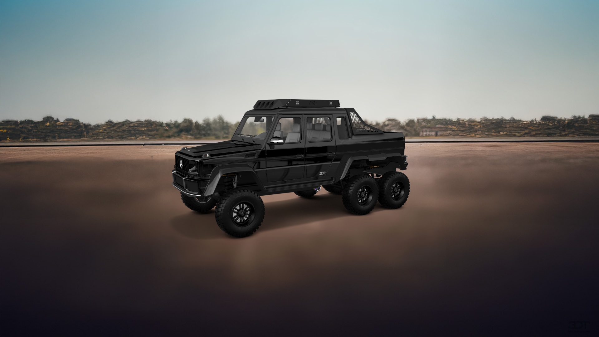 Mercedes G 63 AMG 6x6 4 Door pickup truck 2013 tuning