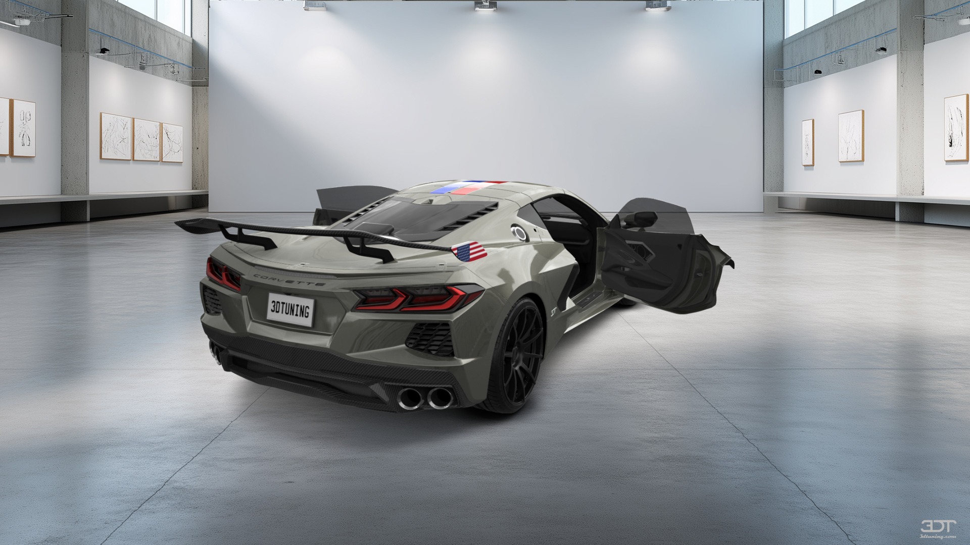 Chevrolet Corvette 2 door targa top 2020 tuning