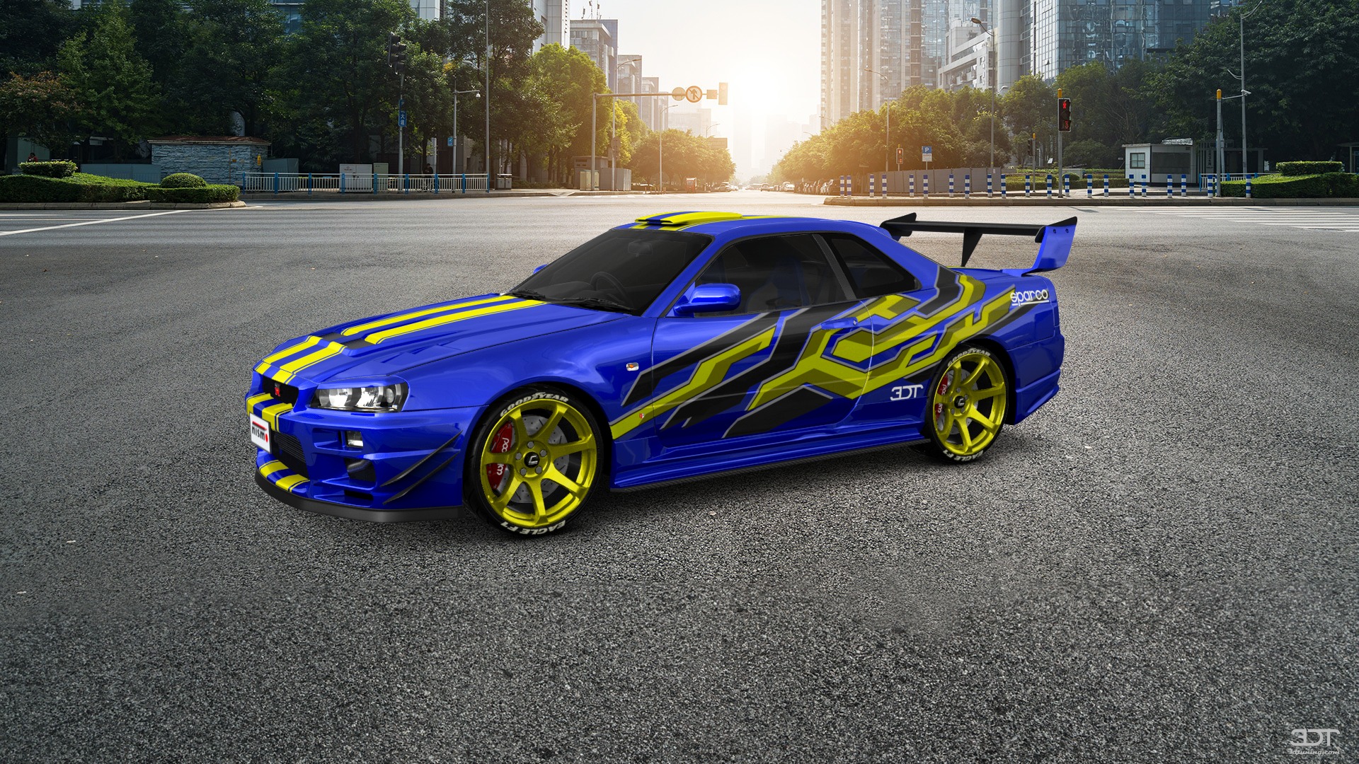 Nissan Skyline GT-R 2000 — Jiří Záliš's build with 57 parts | 3DTuning
