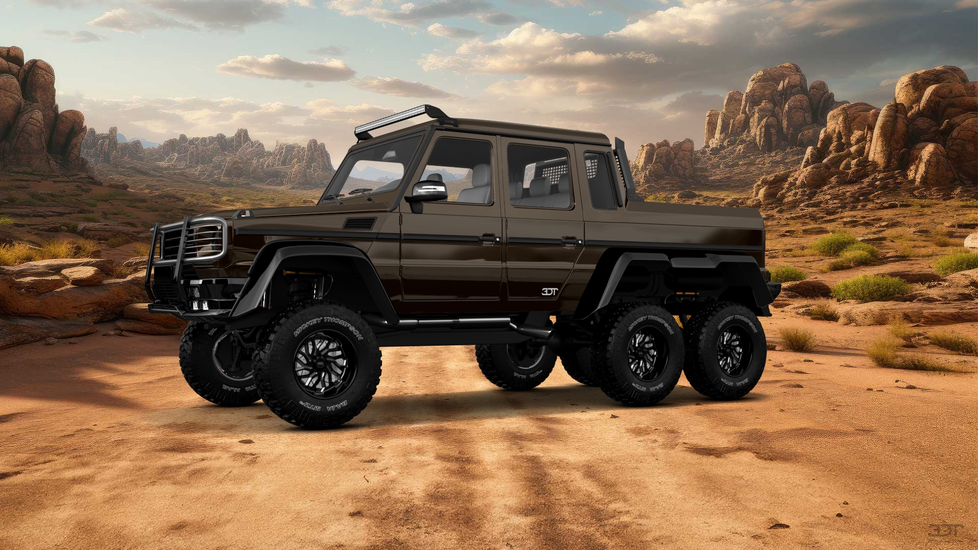 Mercedes G 63 AMG 6x6 4 Door pickup truck 2013 tuning