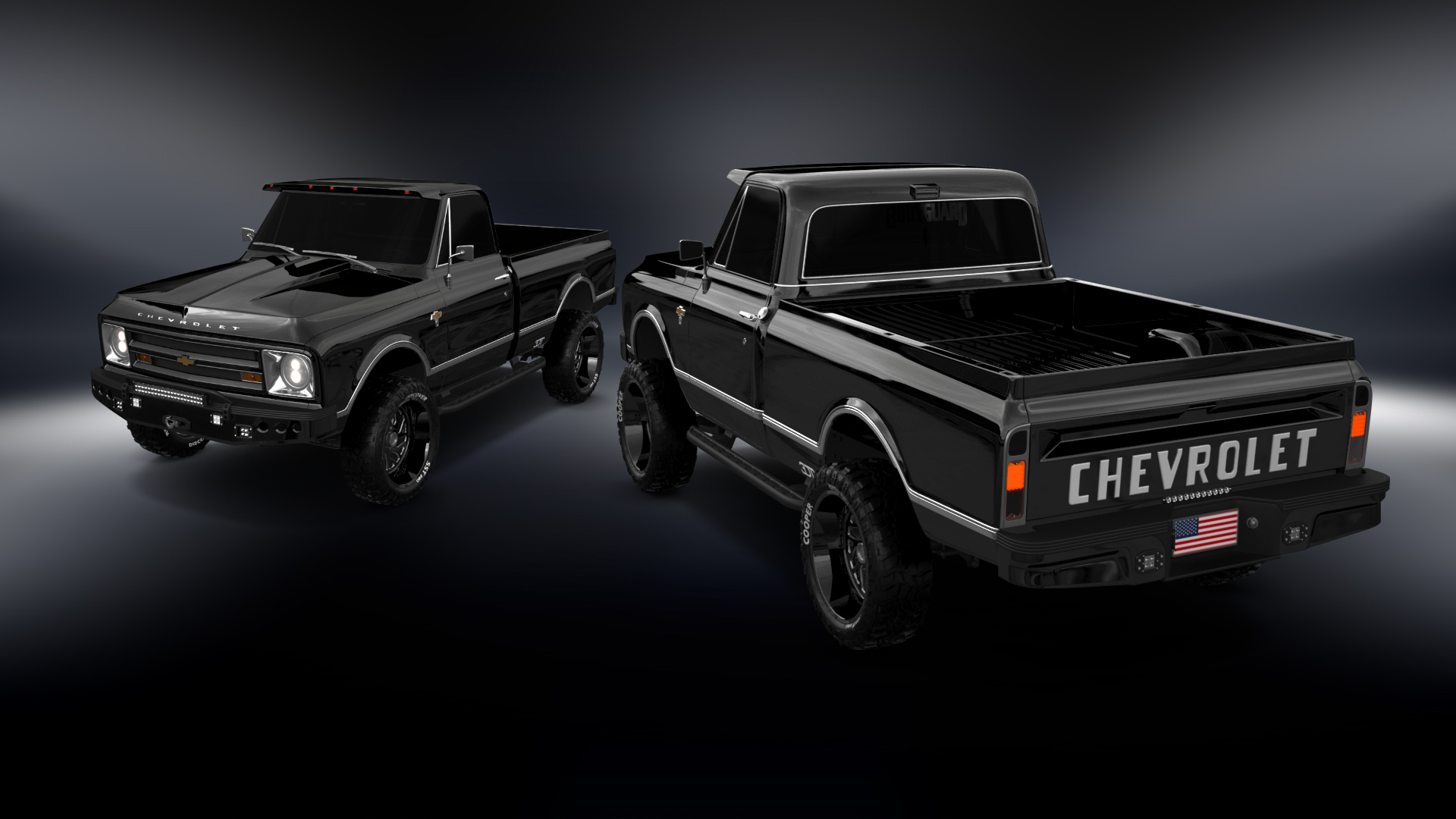 Chevrolet C-10 Cheyenne 2 Door pickup truck 1967 tuning