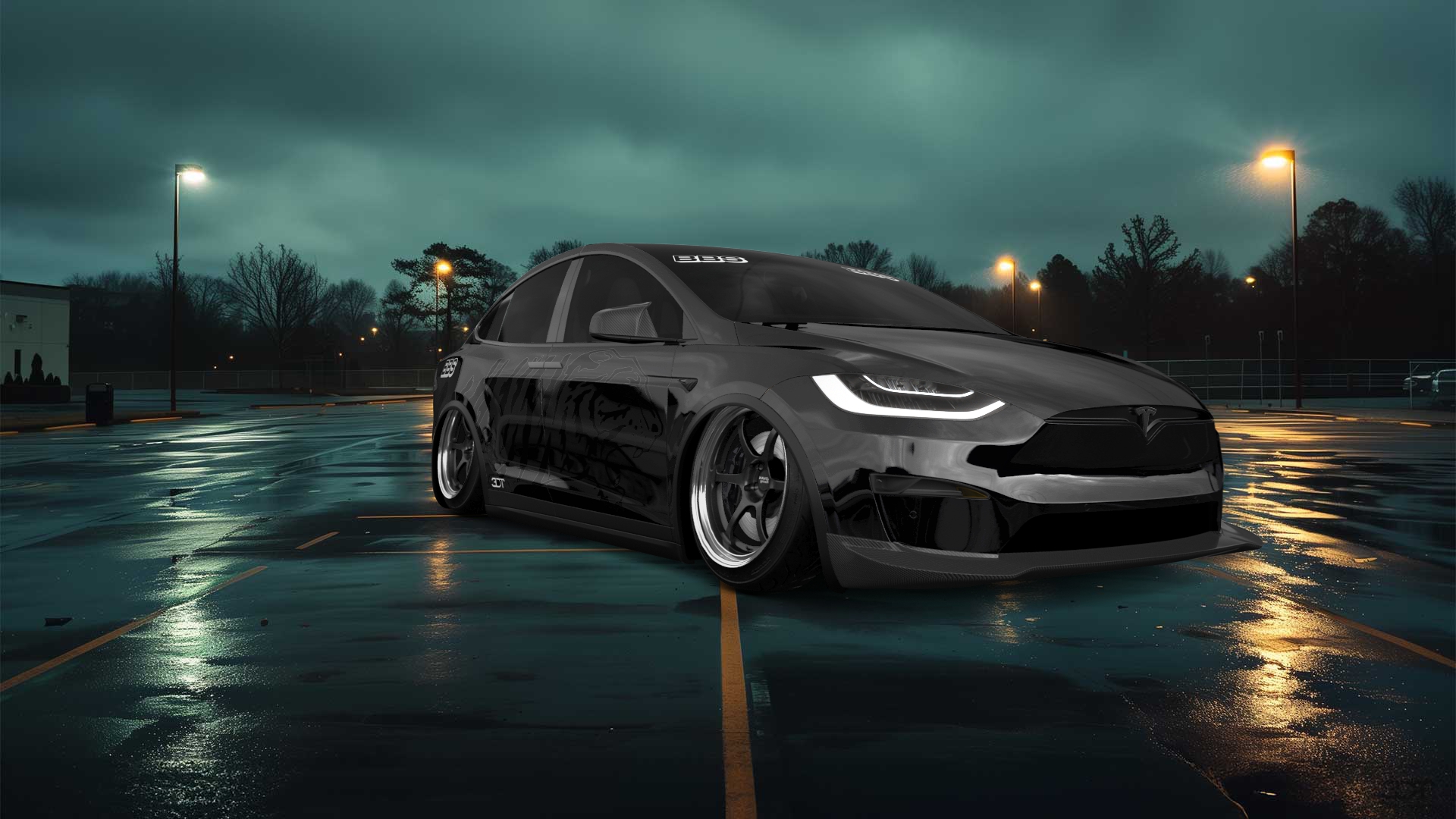 Tesla Model X 5 Door SUV 2024 tuning