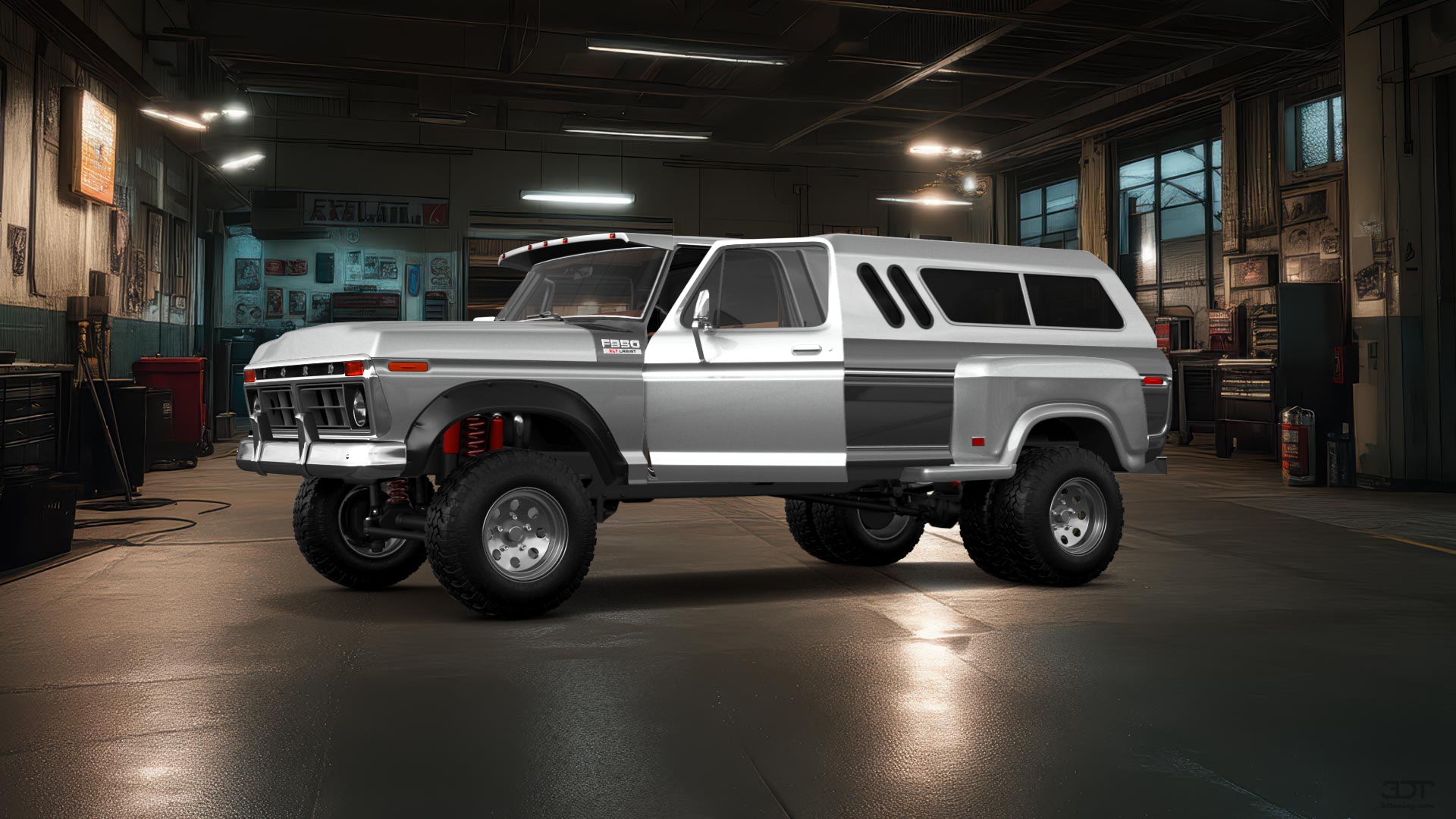 Ford F-350 Dually 2 Door pickup truck 1974 tuning