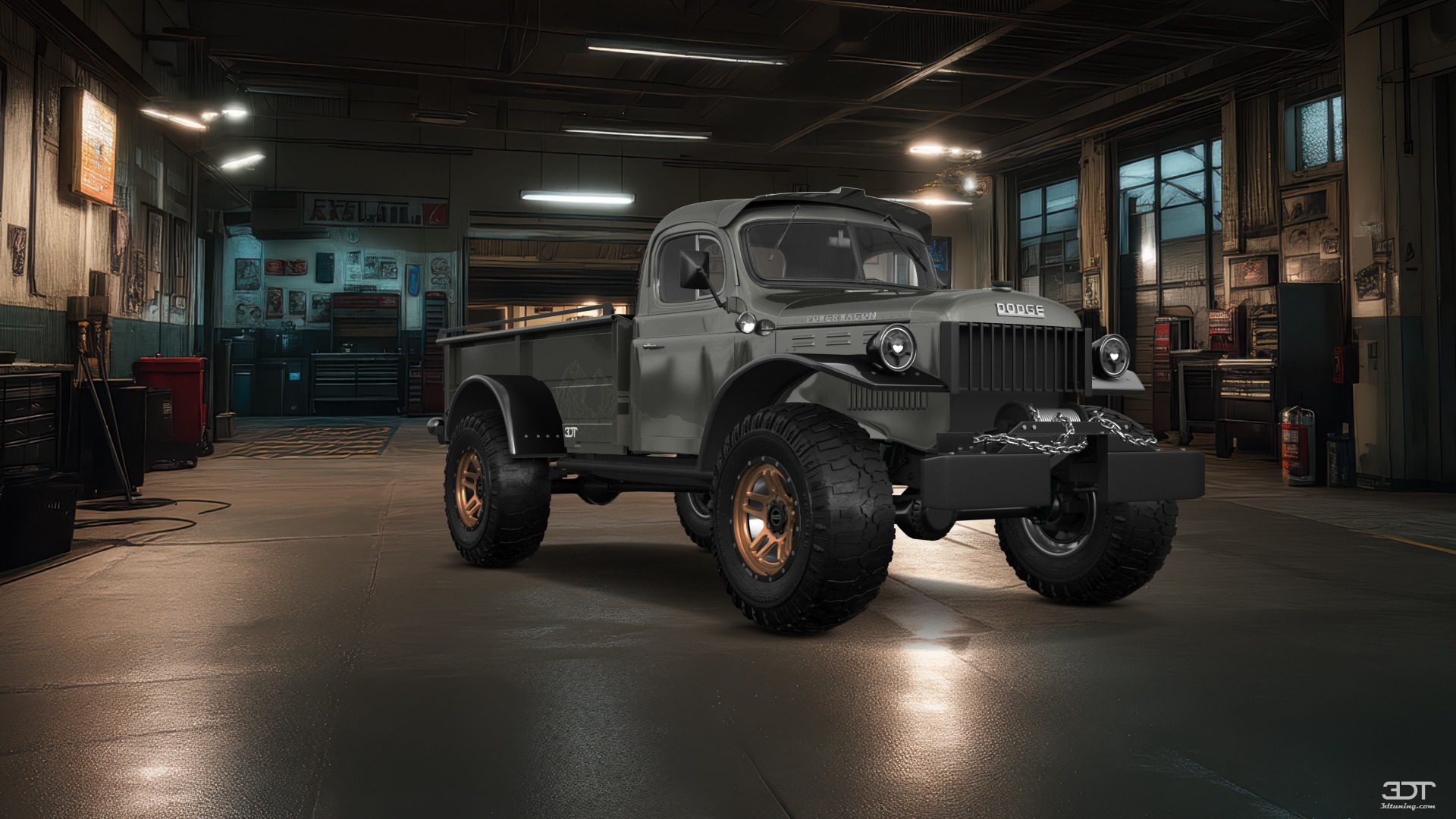Dodge Power Wagon 2 Door pickup truck 1947 tuning